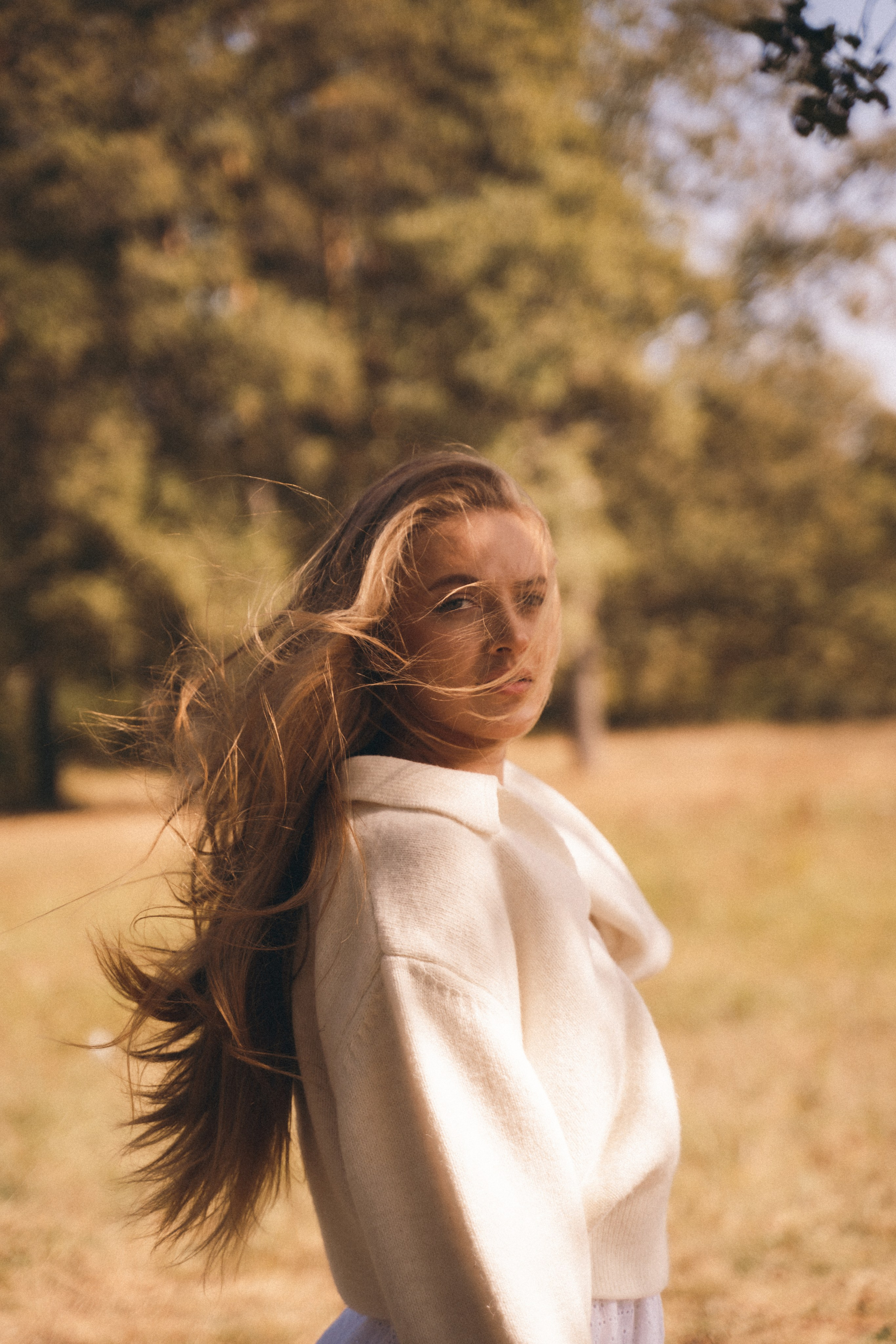 Ветер в волосах. Творческий фотограф Аня Волк