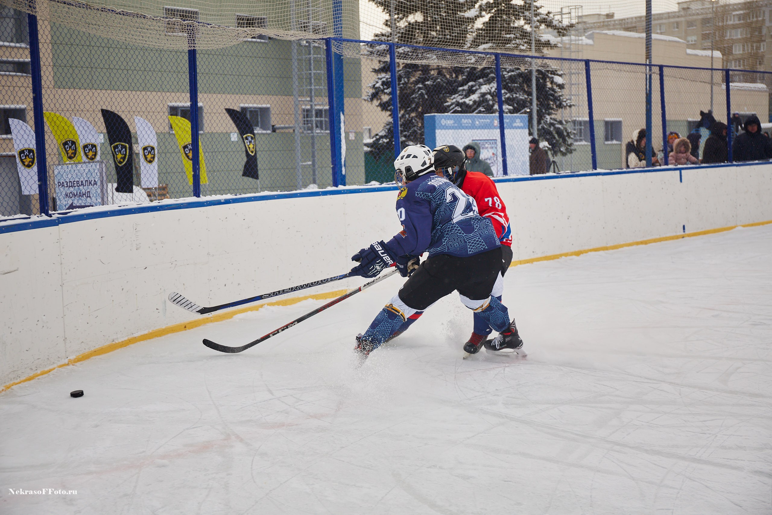 Турнир по хоккею «Русская классика» в рамках Офицерской хоккейной лиги. Спортивный фотограф Некрасов Денис