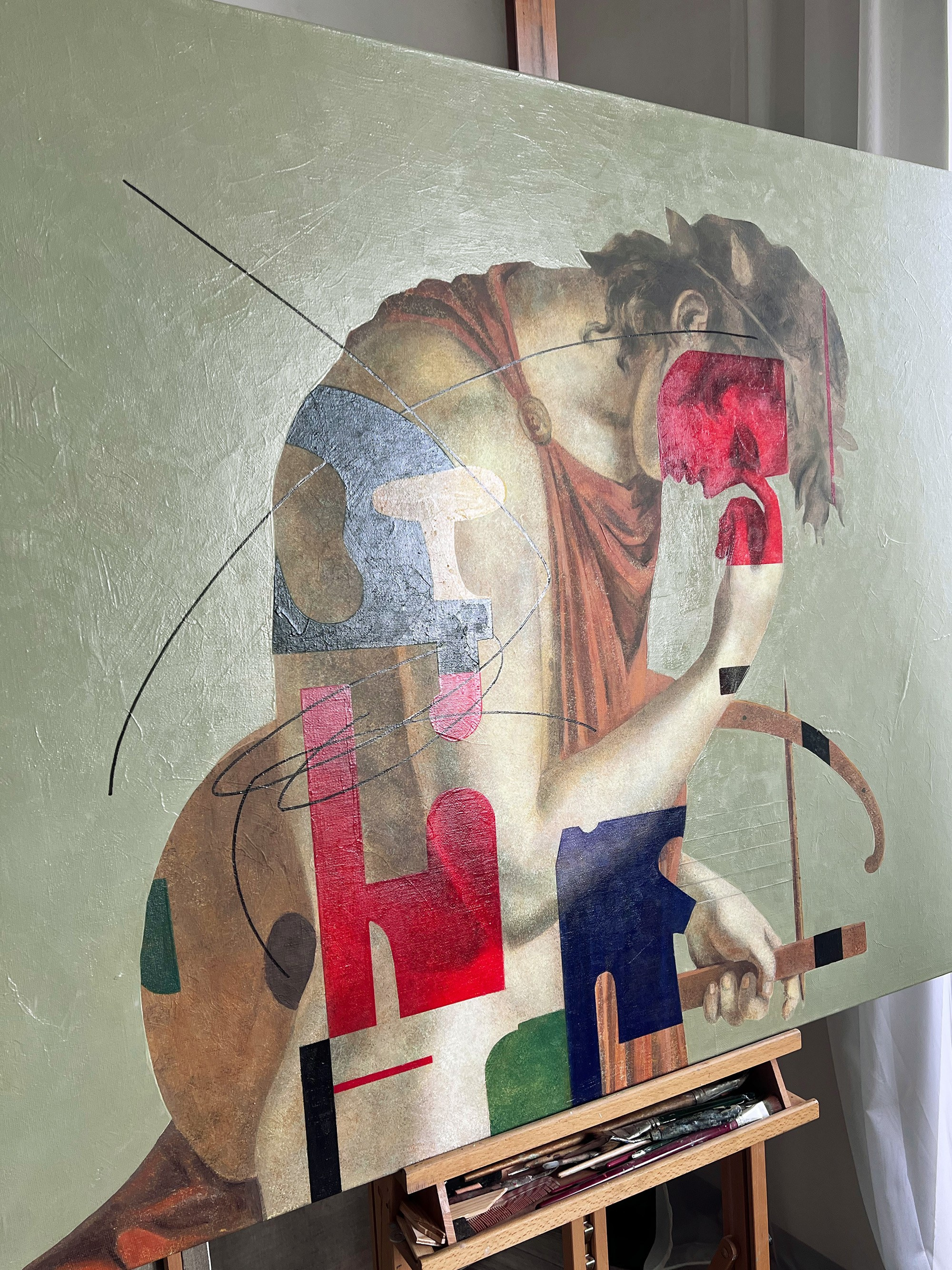 Орфей. Художник-абстракционист Ольга Рикун. Москва