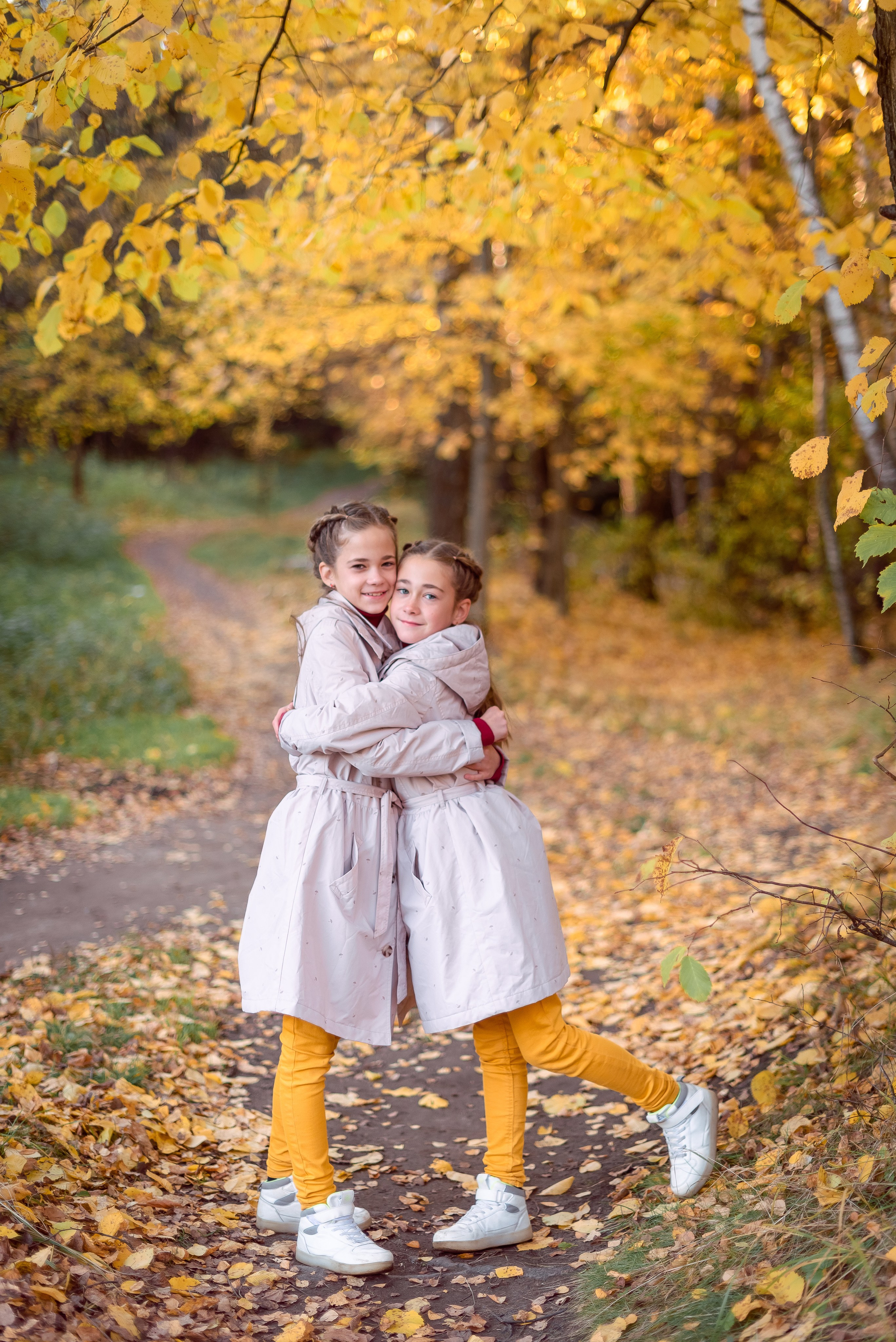 Осенняя прогулка семьи Андрея и Марины. Свадебный и семейный фотограф в Москве Юлия Винник