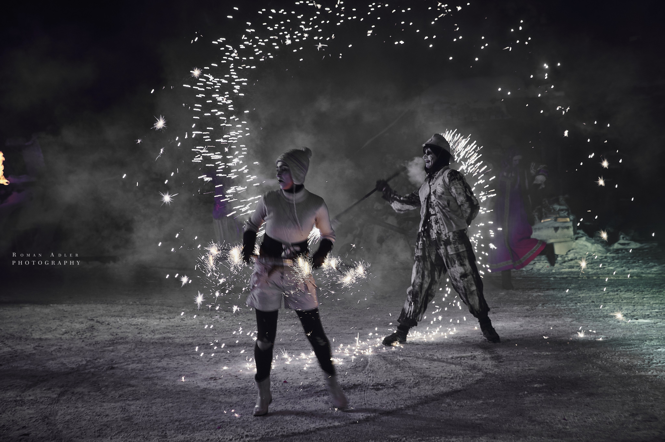 Новогодняя сказка от Ночных волков. Фотограф Роман Адлер