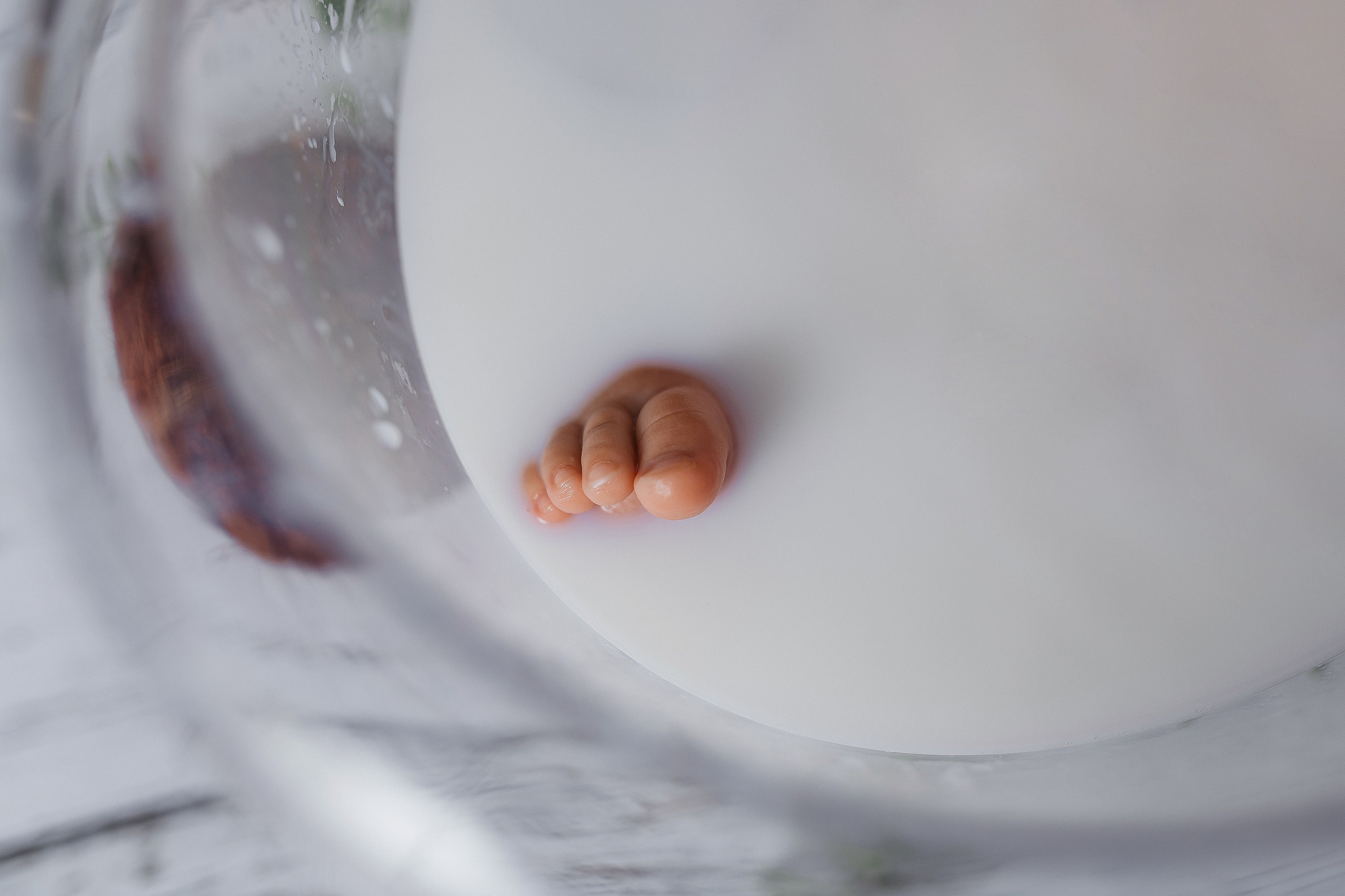 Молочная ванна. Фотограф новорождённых Екатерина Боброва. Ульяновск