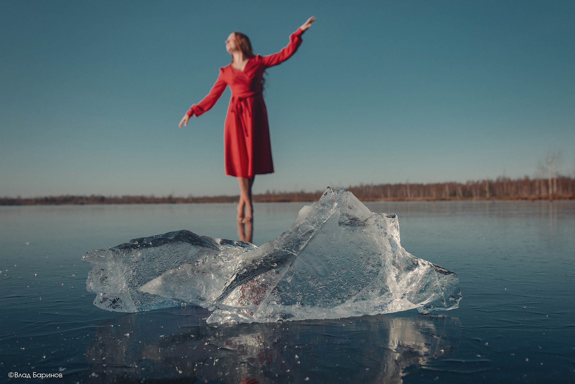 фотосессия на льду в Нижнем Новгороде