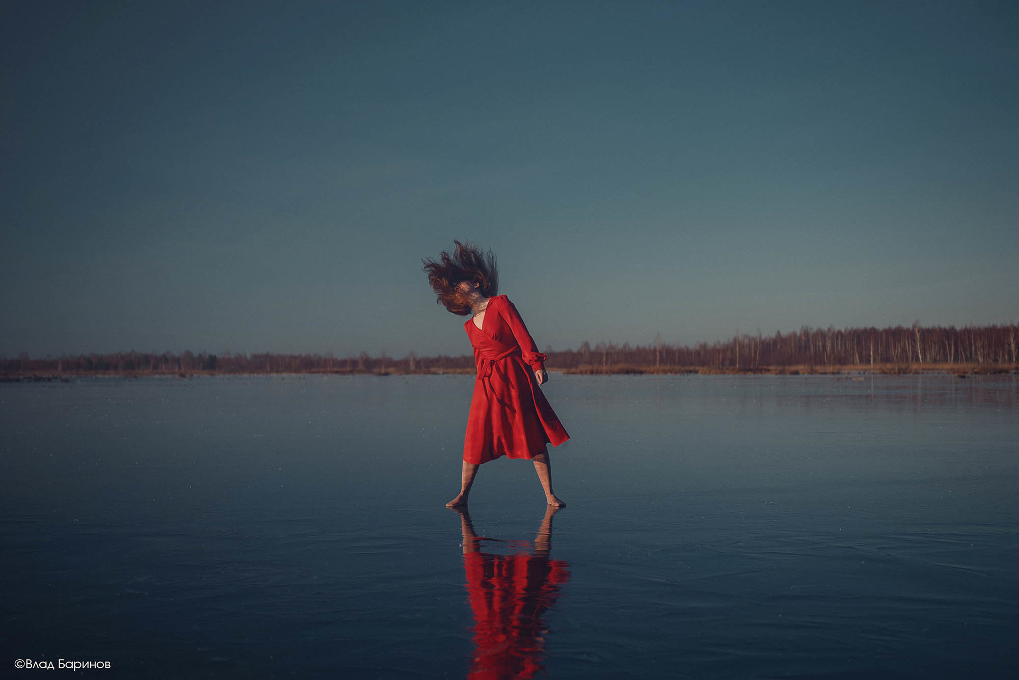 фотосессия на льду в Нижнем Новгороде