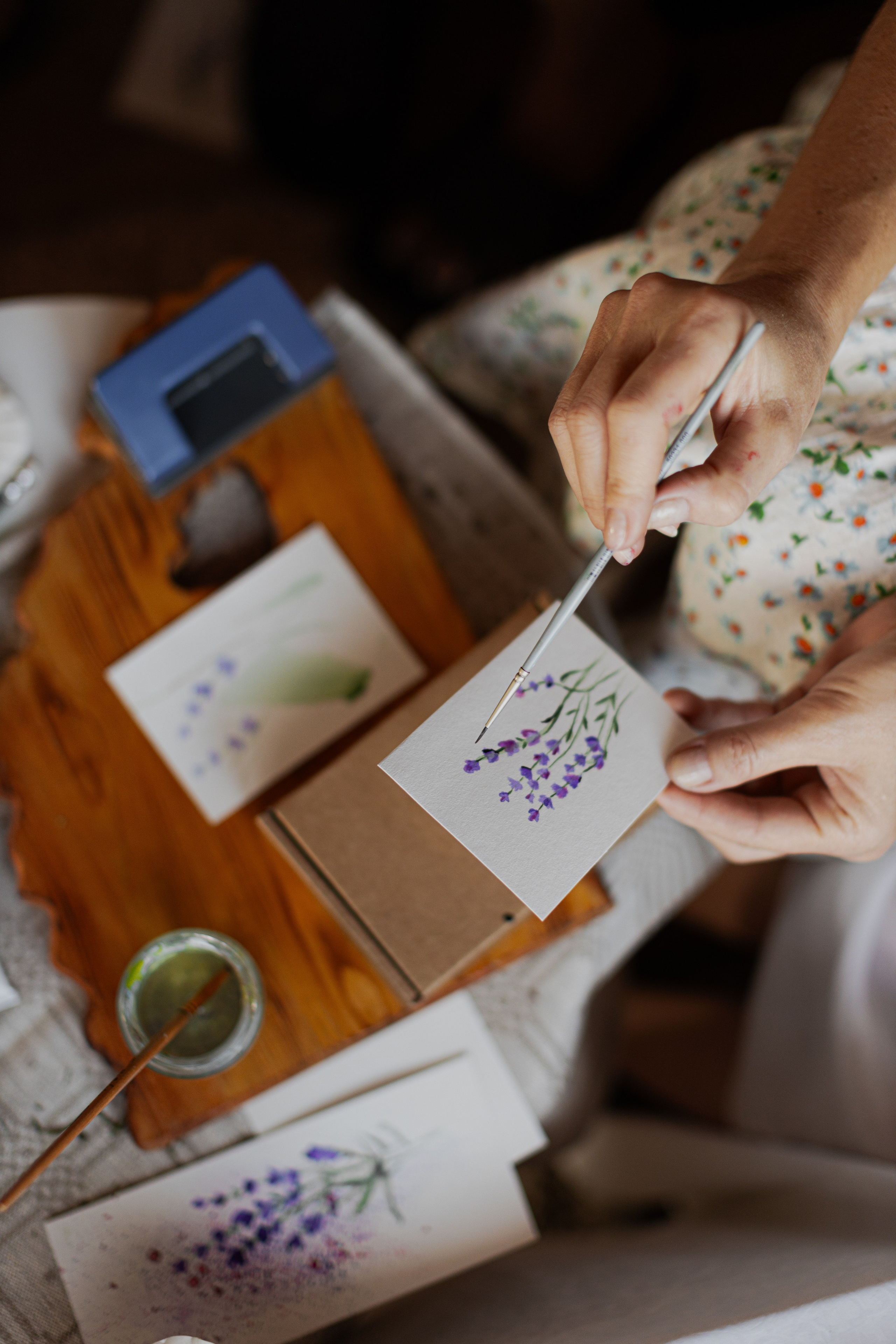 Акварель + Саше в бане. Анастасия Ракчеева Художник