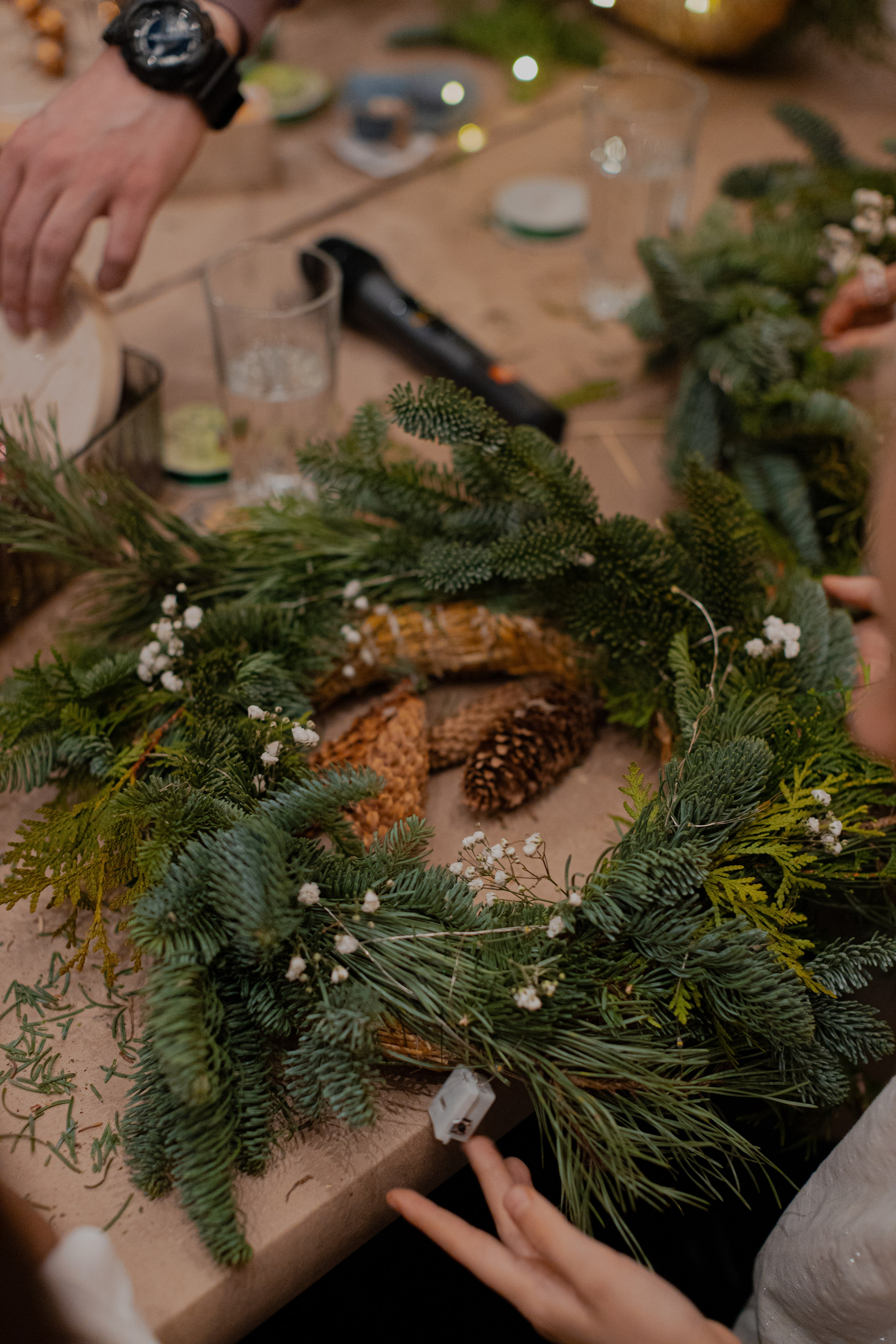 Мк Новогодний Венок. Анастасия Ракчеева Художник