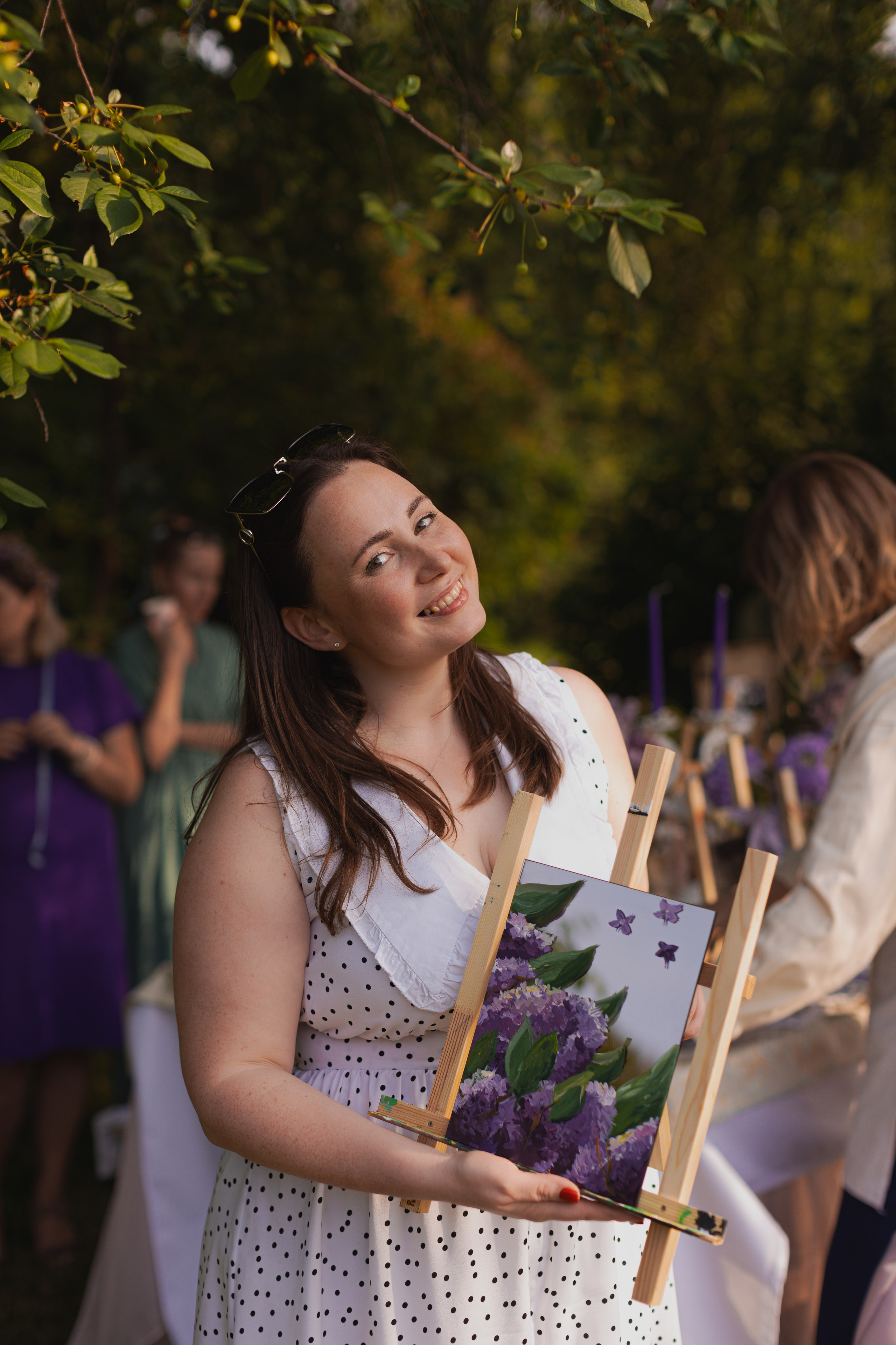 Мк Сирень на зеркале (девичник в парке). Анастасия Ракчеева Художник