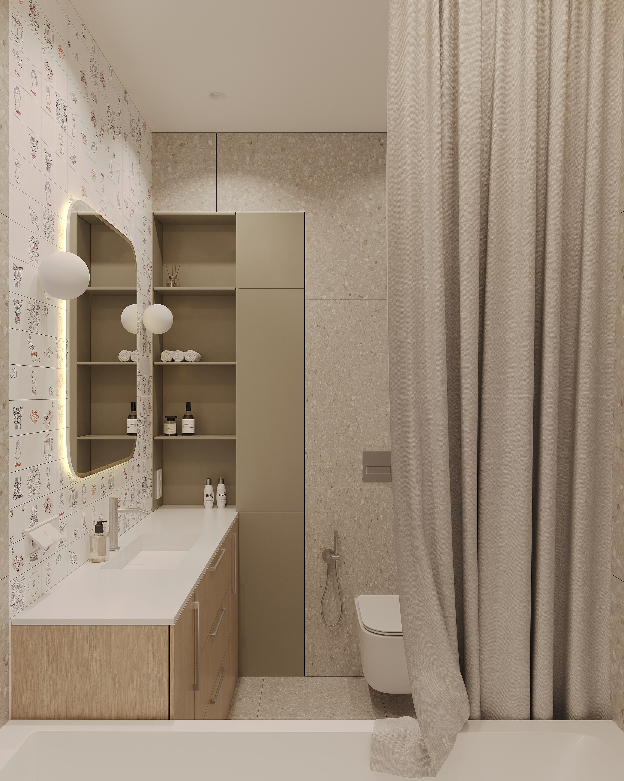 АС | Квартира 68 м². 3D визуализатор интерьеров Настя Сысоева