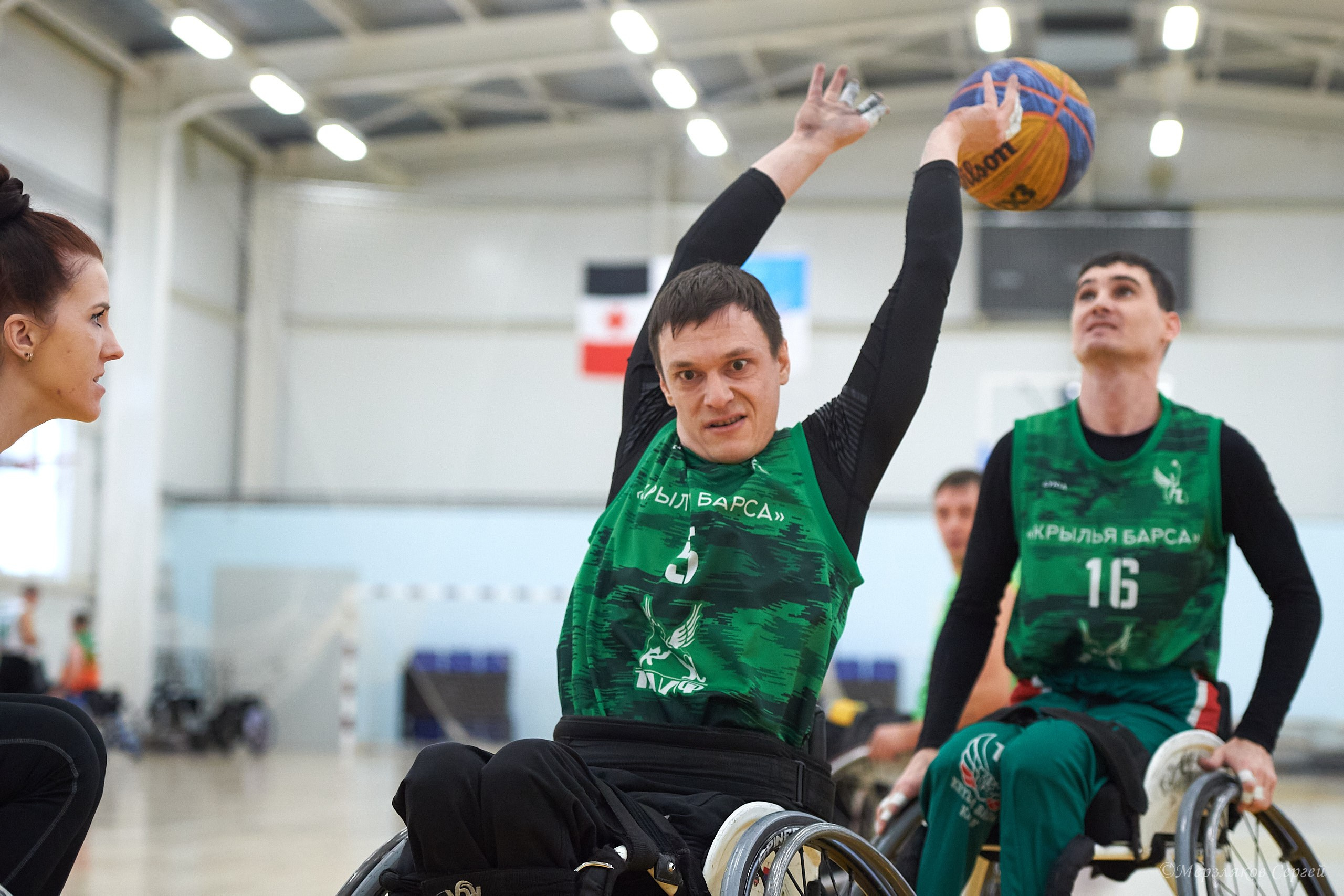 X традиционный Рождественский турнир по баскетболу на колясках. Ижевск. Спортивный репортажный фотограф в Ижевске Сергей Мерзляков