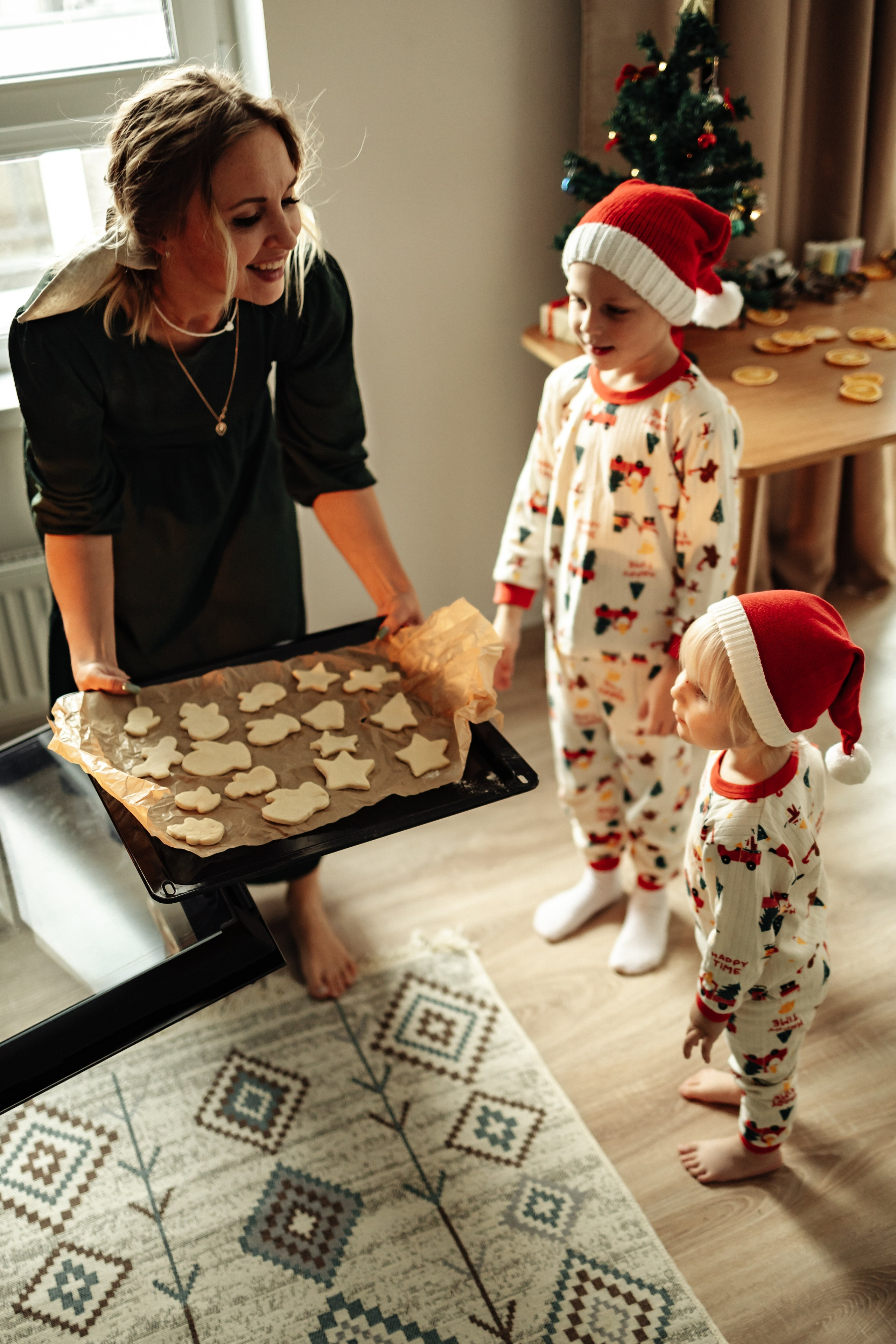Новогодняя съёмка Валерии и её чудесных сыновей. Семейный и детский фотограф в Москве Маргарита Сереброва