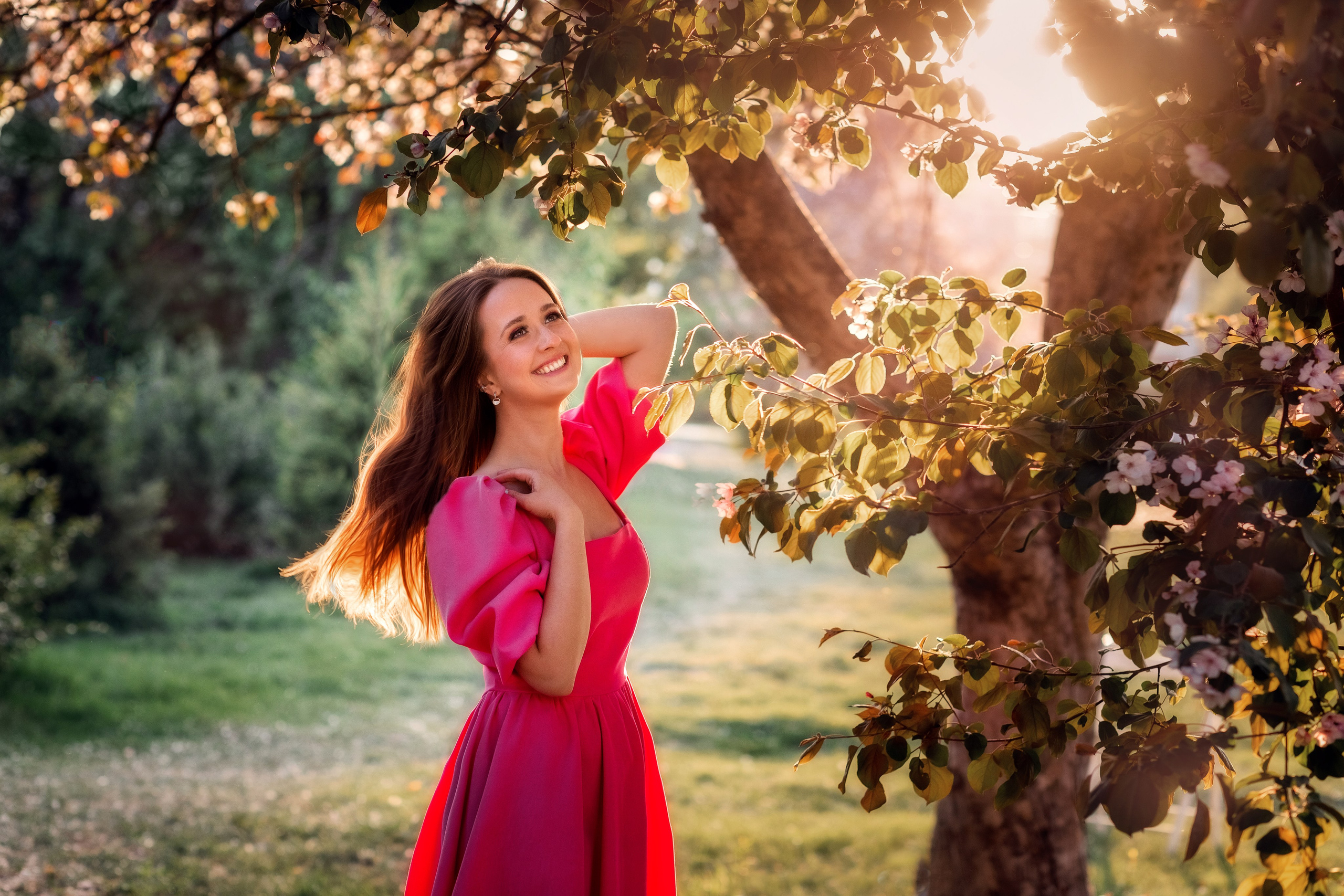 Алёна. Фотосессия в яблонях. Семейный и детский фотограф в Екатеринбурге Оксана Пипкина