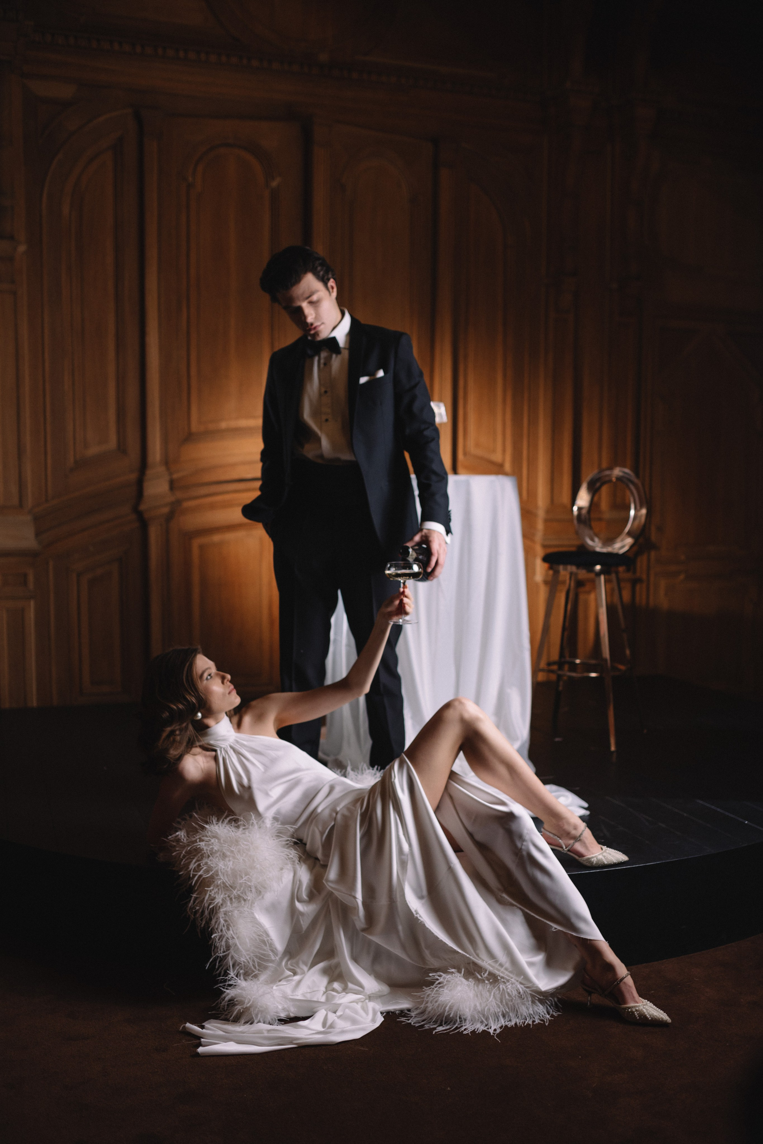 Свадебная фотосессия в Новом Театре в Москве. Фотограф и видеограф в Мурманске, Москве Екатерина Нечаева