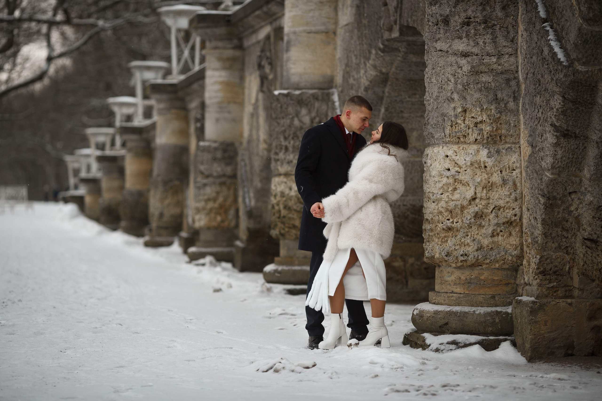 Зимняя свадьба в Пушкине. Свадебный фотограф Игорь Брундасов 8PHOTO на свадьбу венчание загс СПб