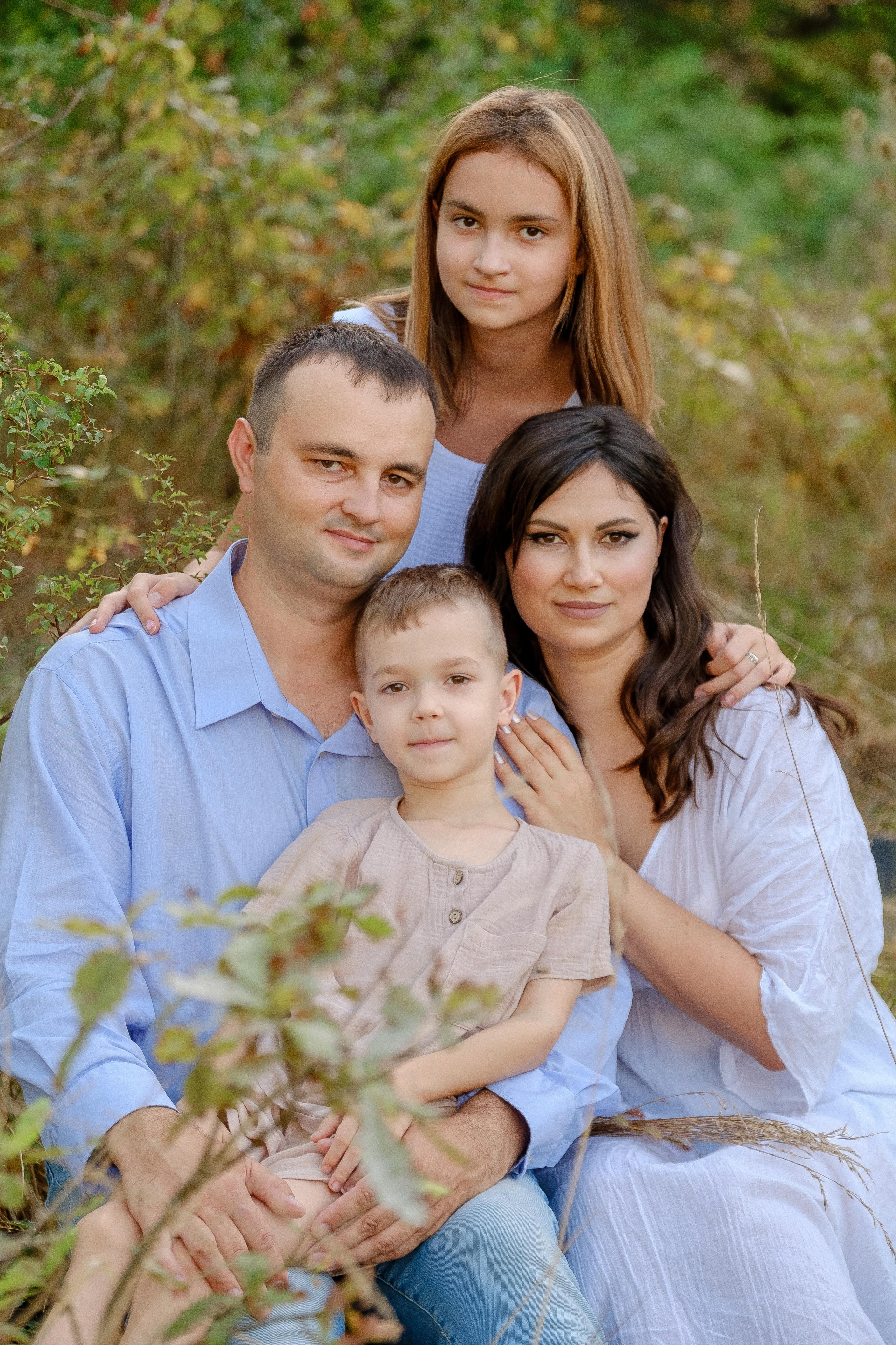 Наталья и её семья. Фотограф Москва Долгопрудный Екатерина Новосельцева