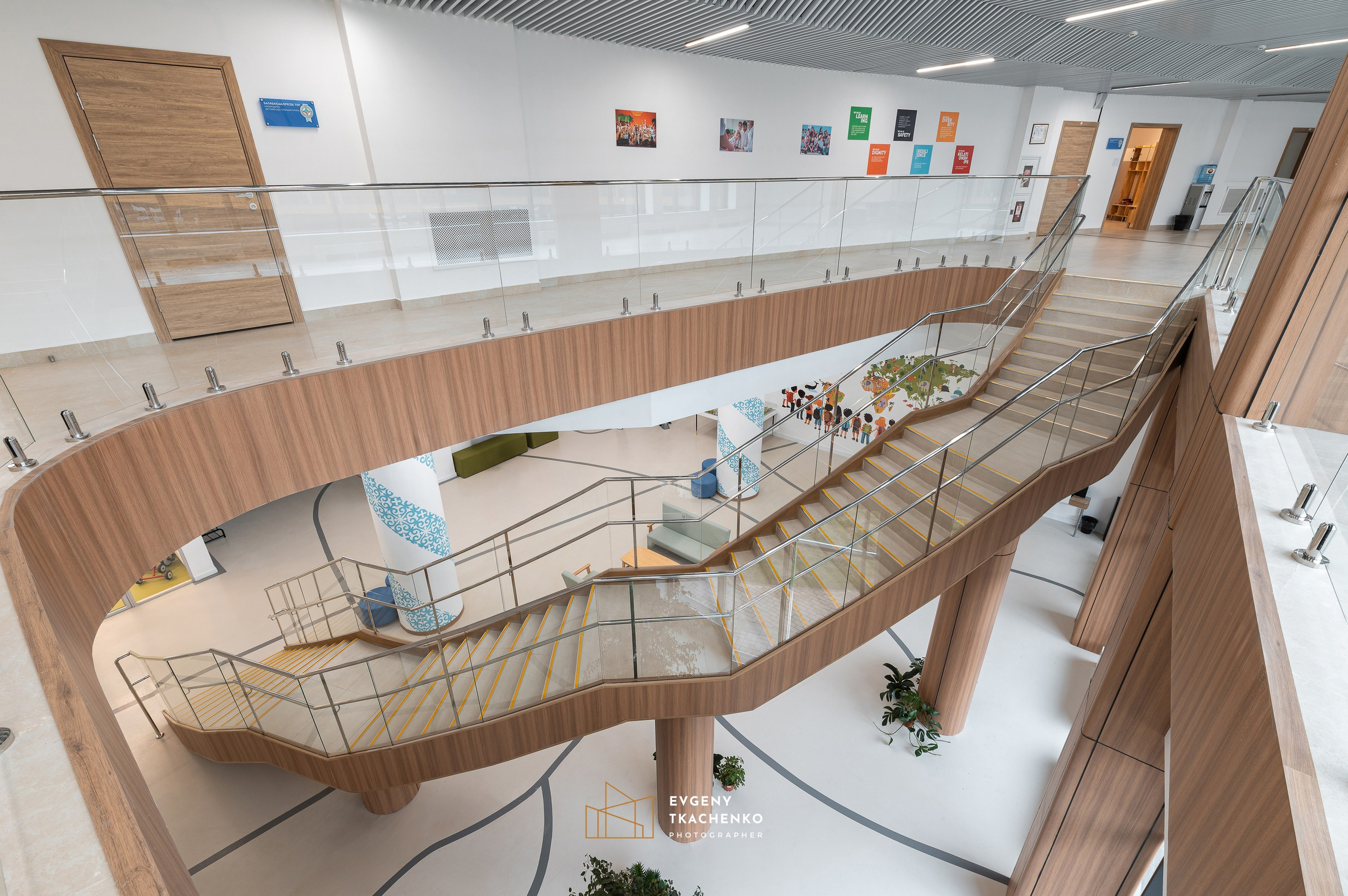 Kazakhstan International School, г. Астана. Архитектурный и интерьерный фотограф в Казахстане