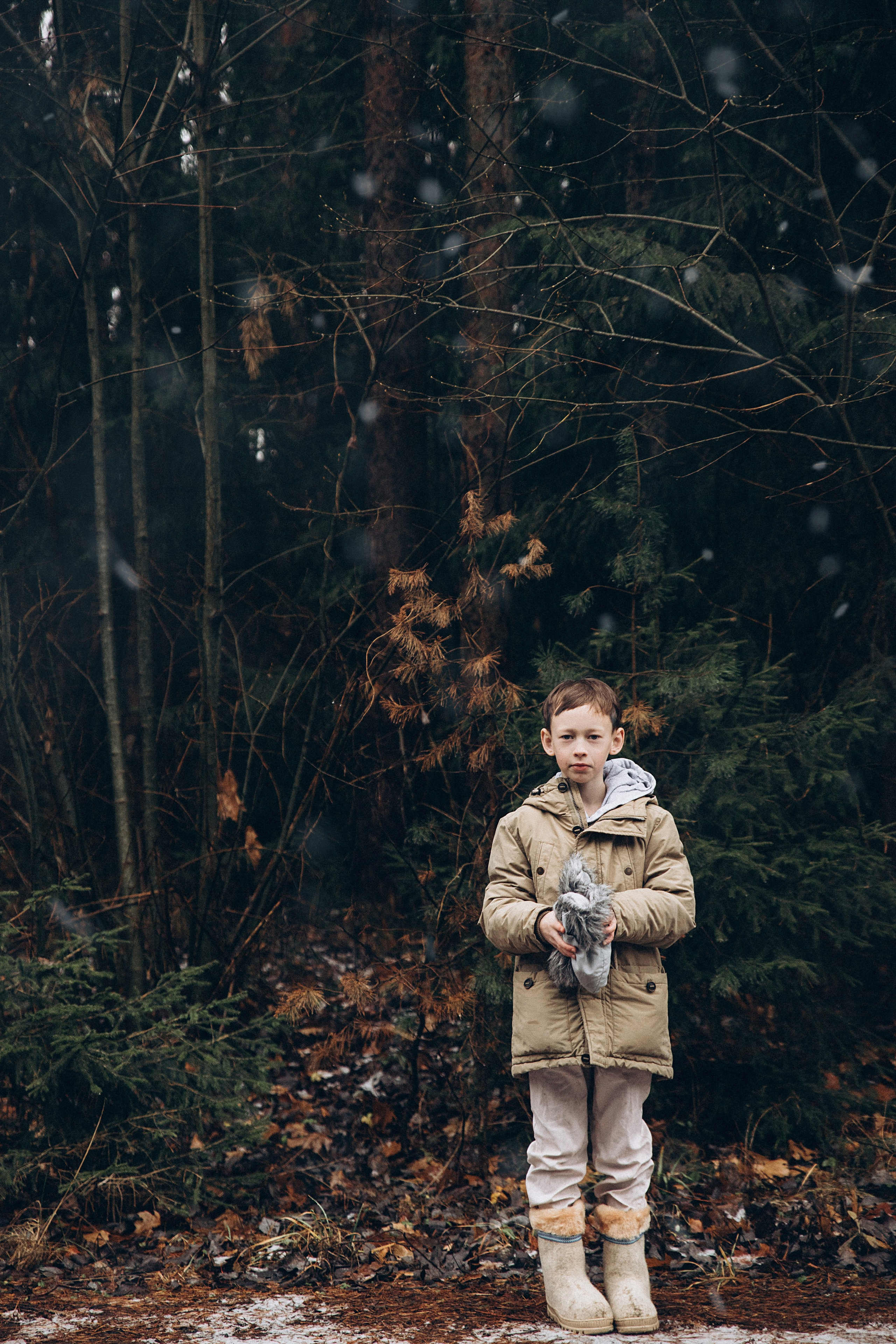 Елка в лесу. Репортажный и детский фотограф в Минске