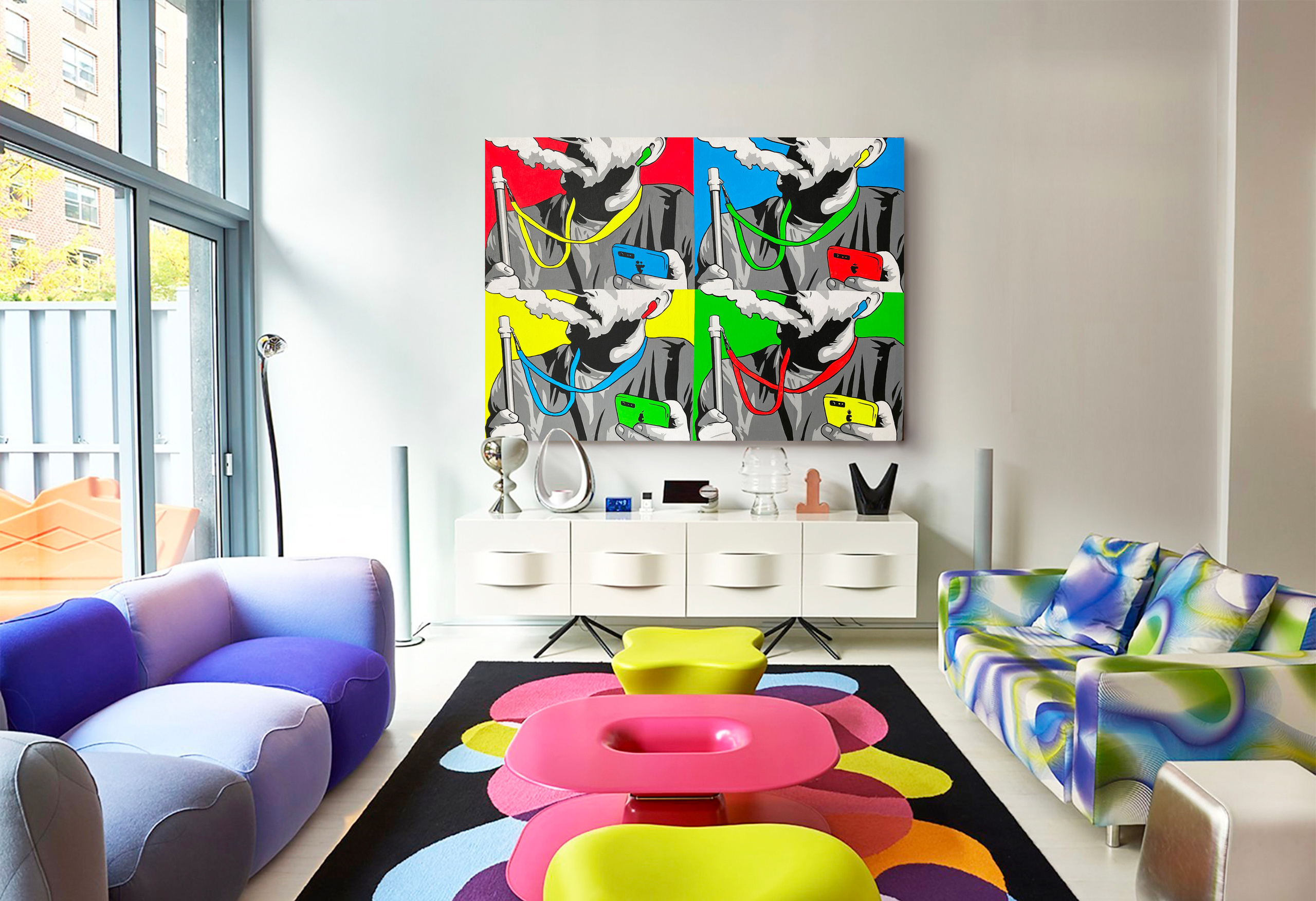 Neon life. Стены с душой