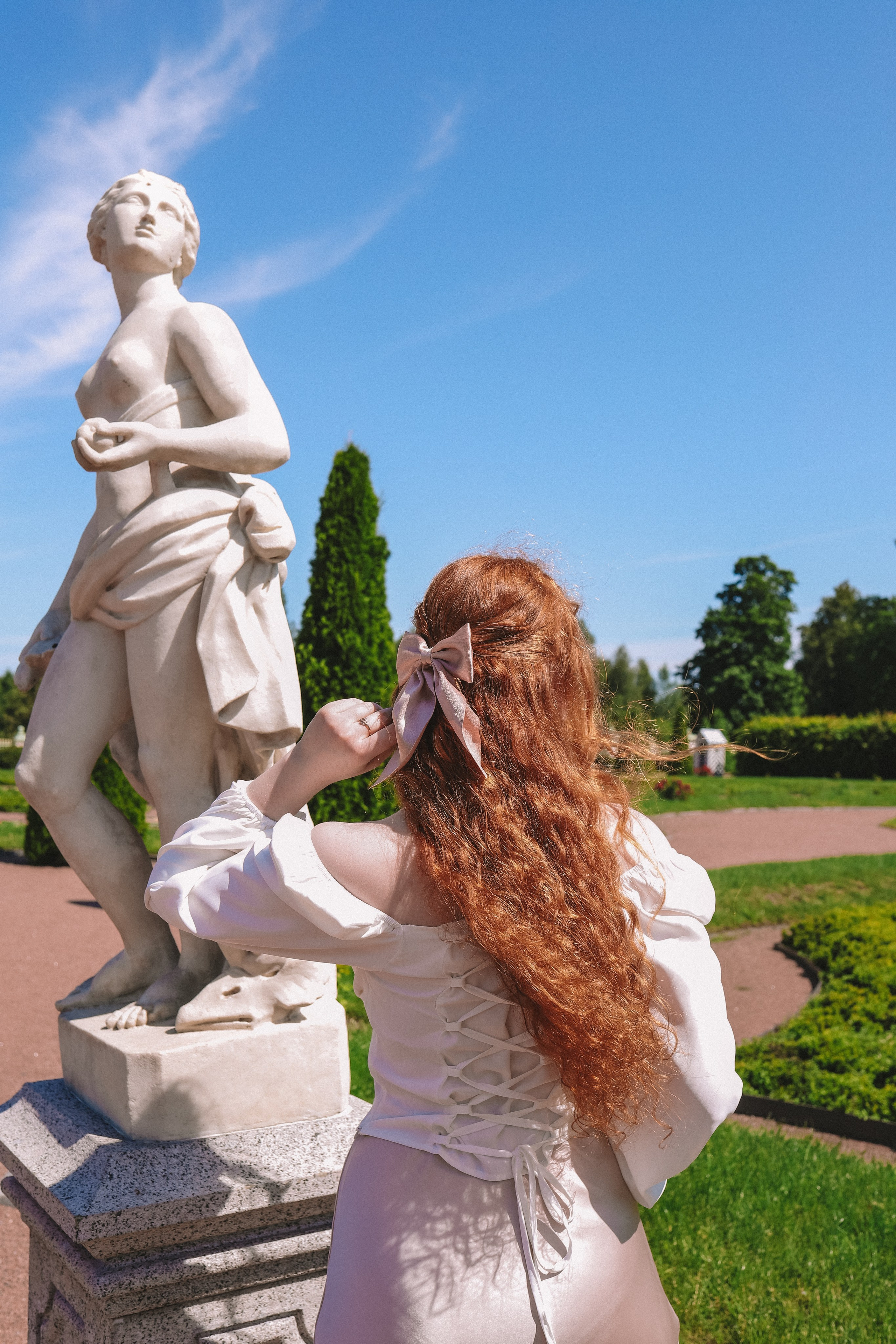 Фотосессия в Ораниенбауме — летние фото с Анастасией. Фотограф Олеся Беляева | Санкт-Петербург и Ленобласть