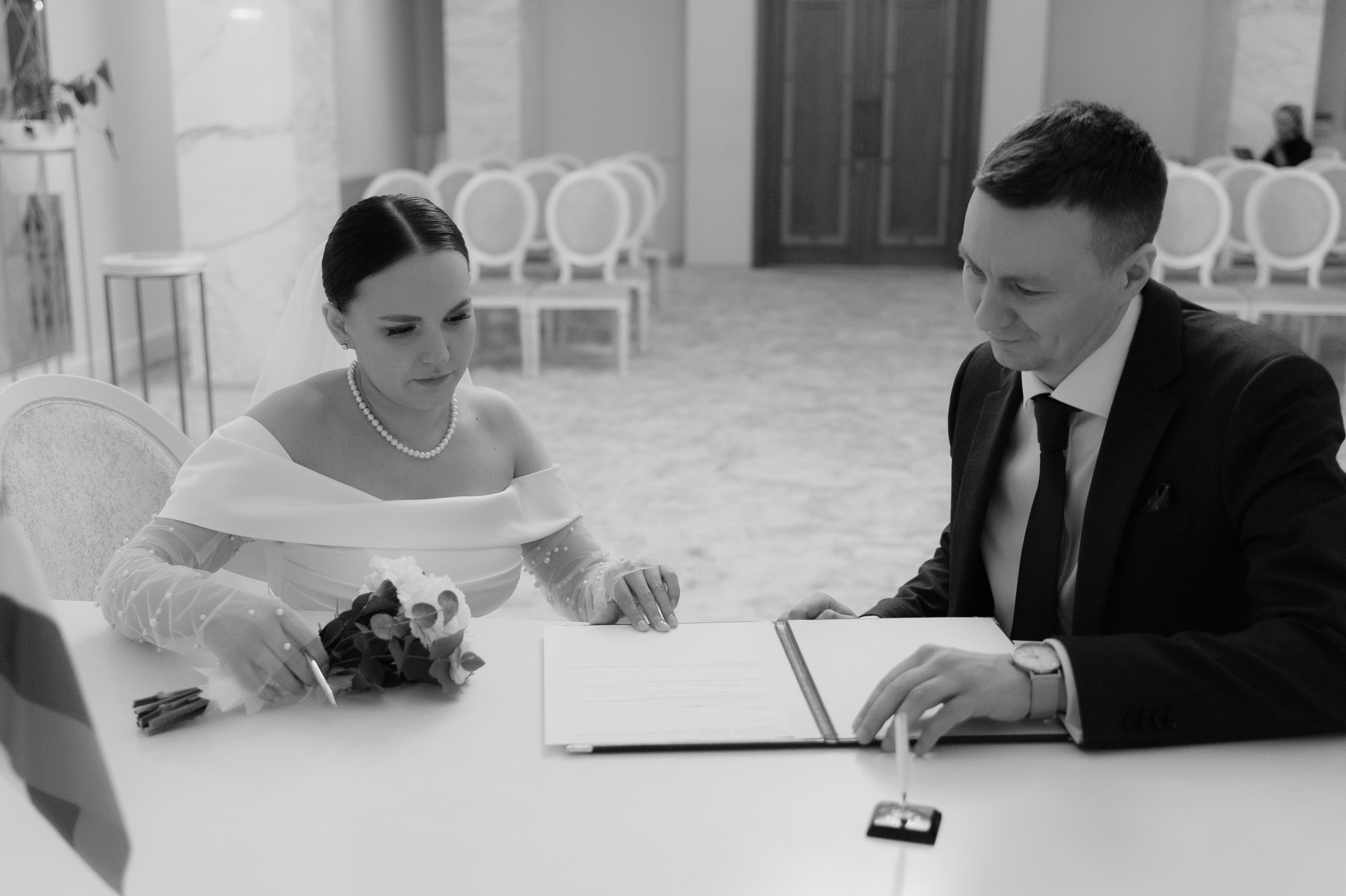 Наталья и Андрей. Савеловский загс. Свадебный фотограф Колотовкина Валентина Москва