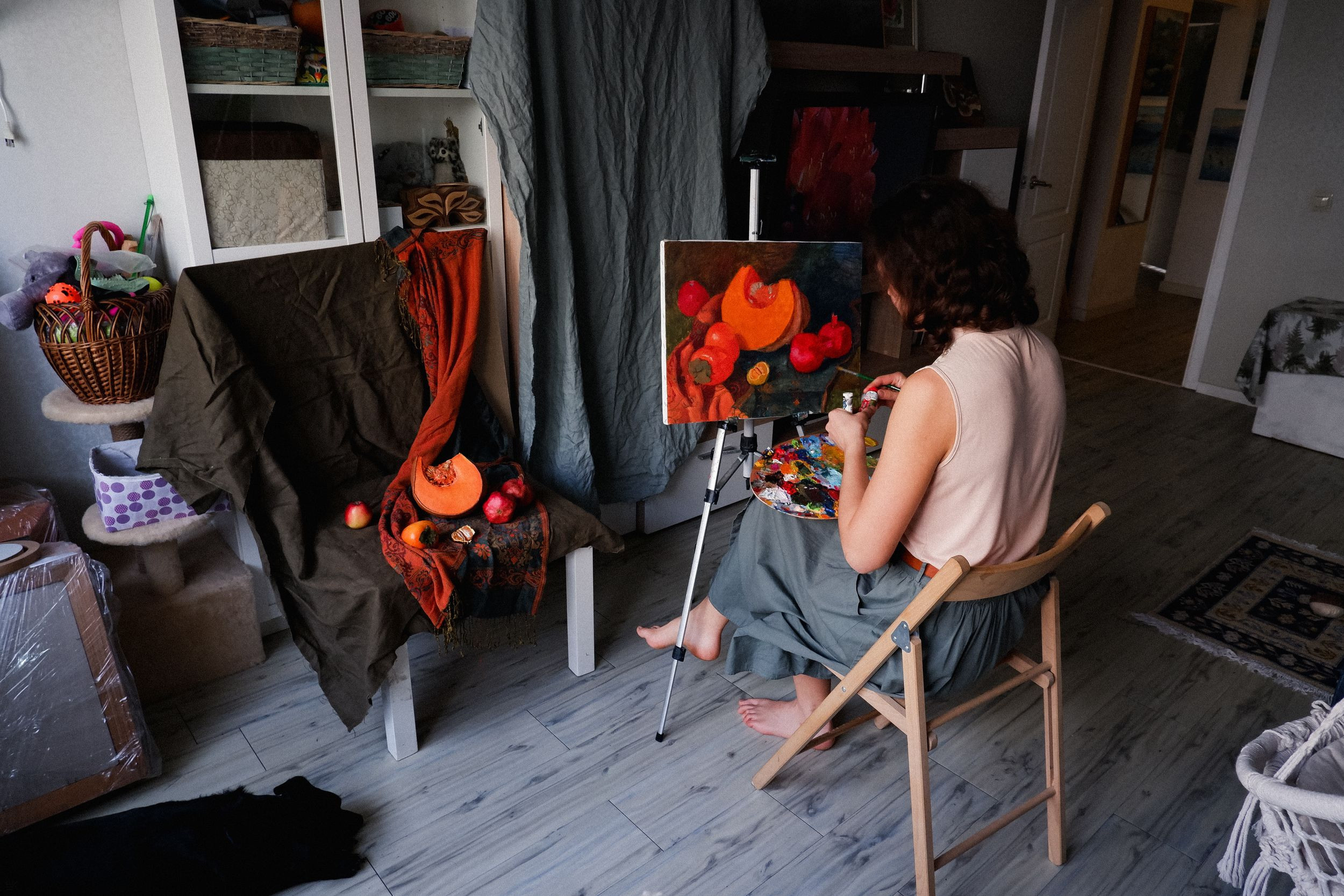 Домашняя съёмка у Кати. Портретный фотограф в Краснодаре Лена Шевченко