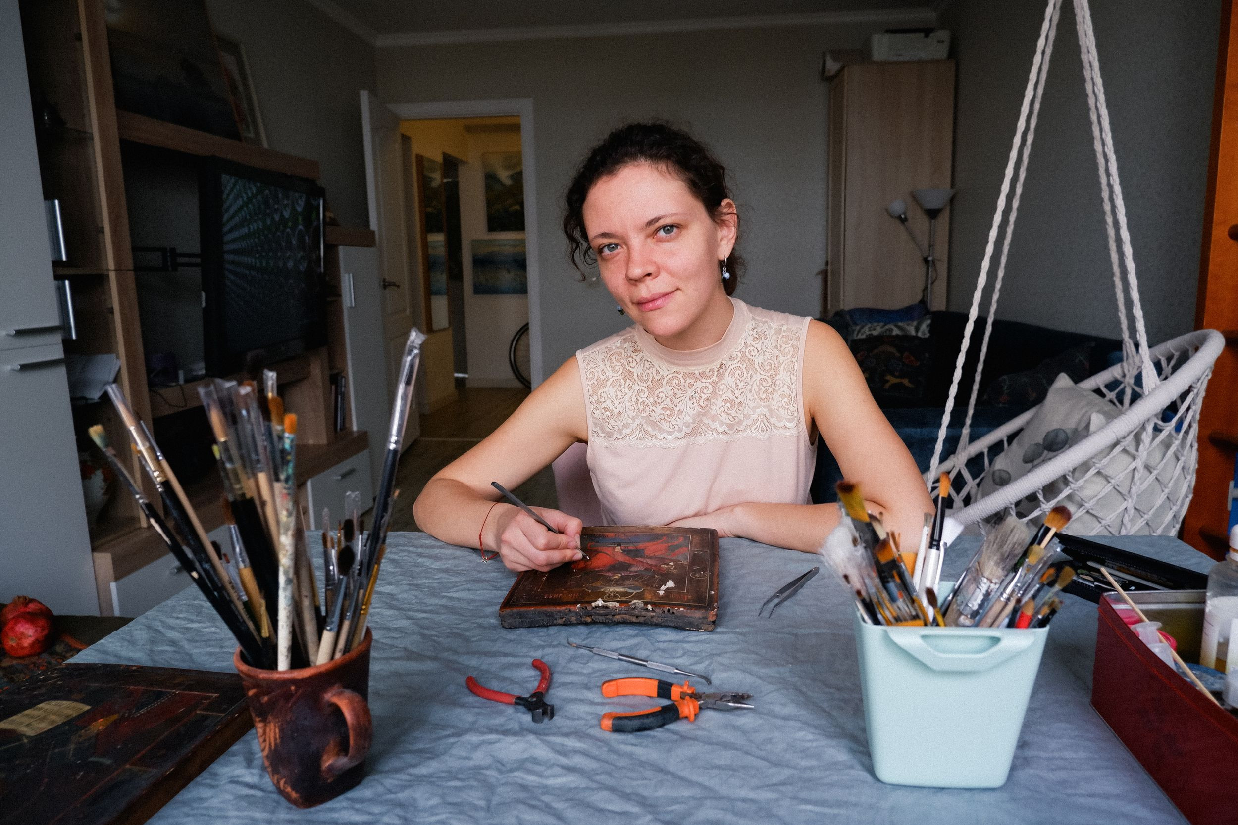 Домашняя съёмка у Кати. Портретный фотограф в Краснодаре Лена Шевченко