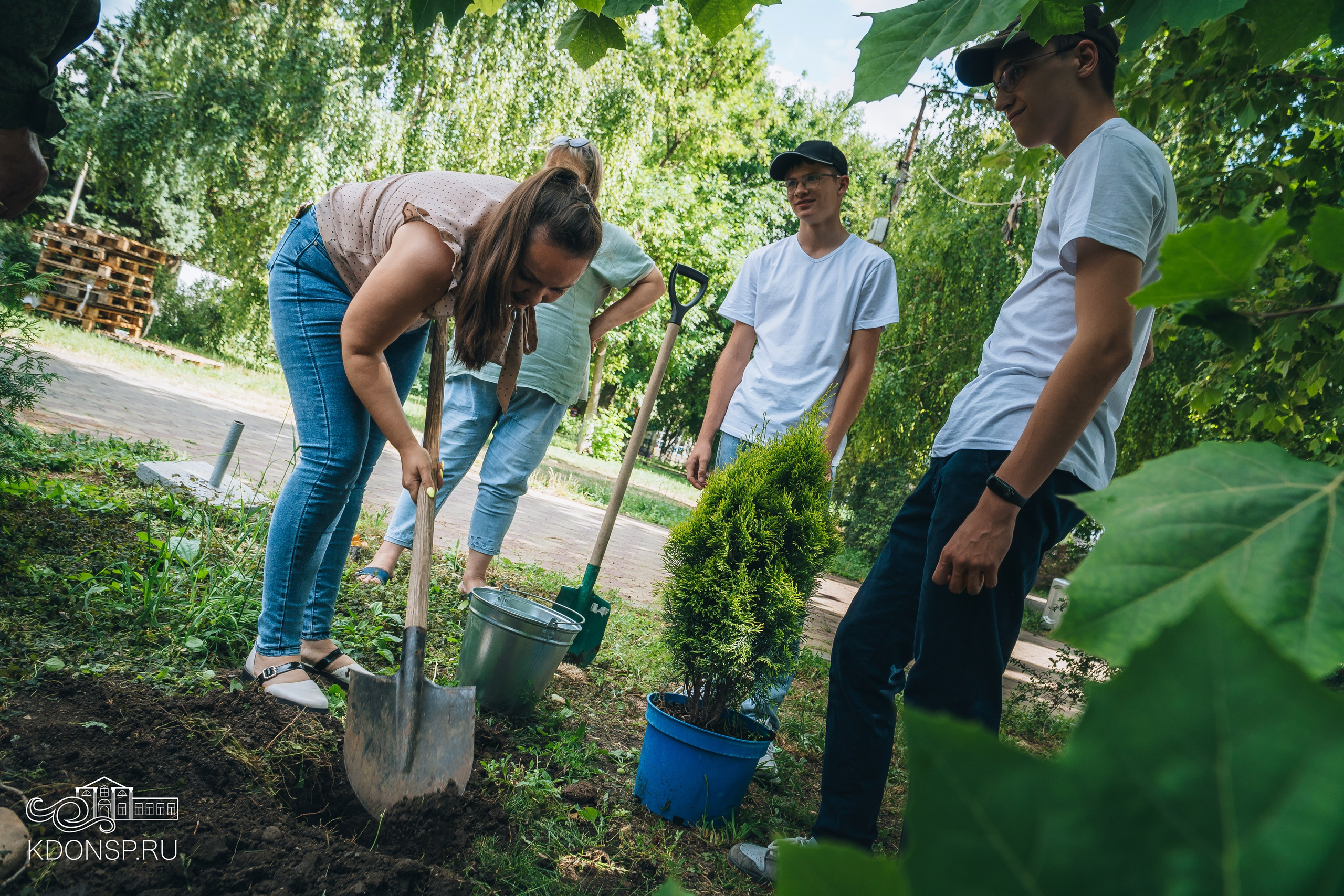 «Сад Памяти». Новотитаровский Дом культуры