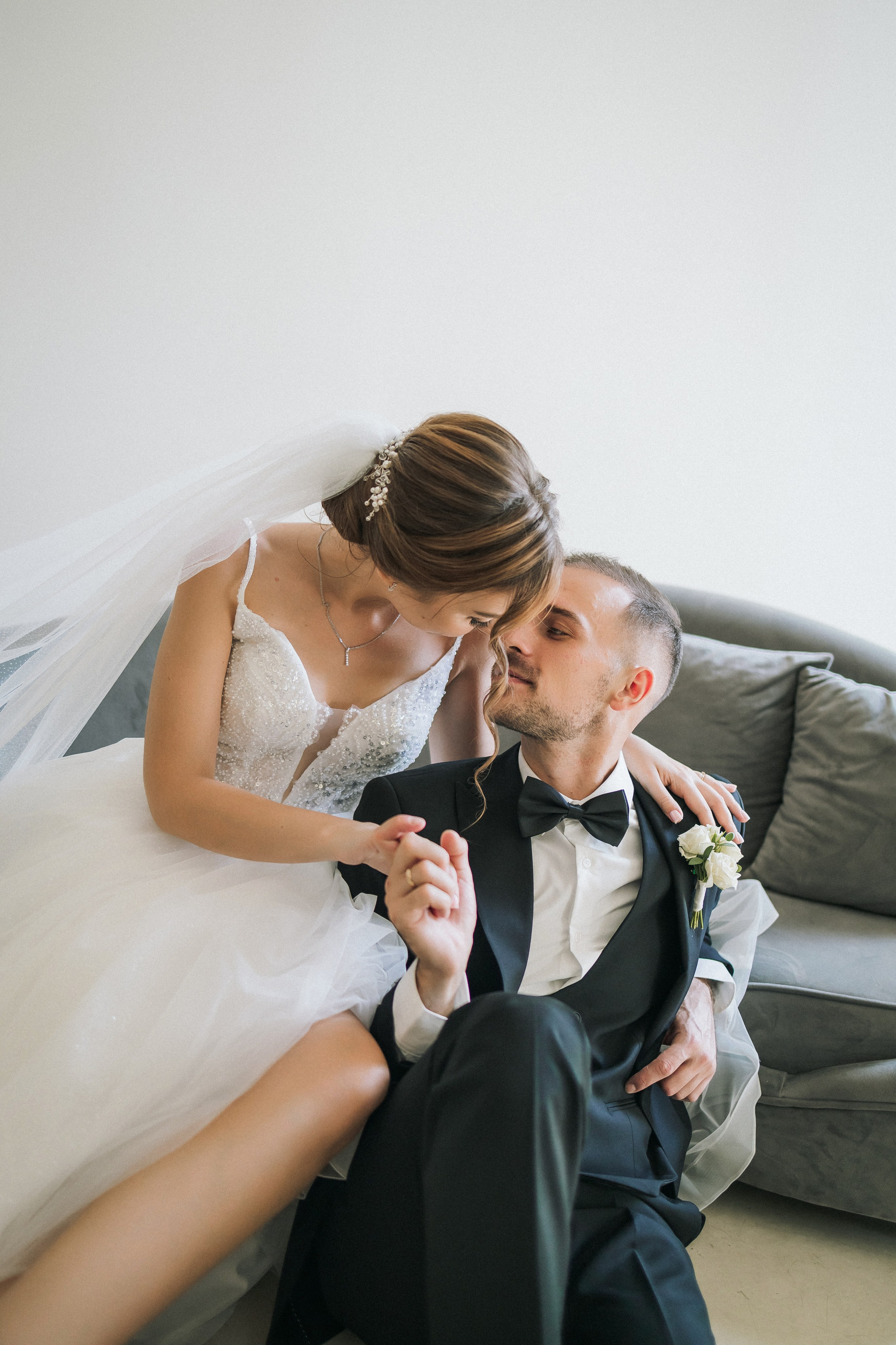 Свадебная прогулка Екатерины и Евгения. Свадебная фотография. Арина Рубах