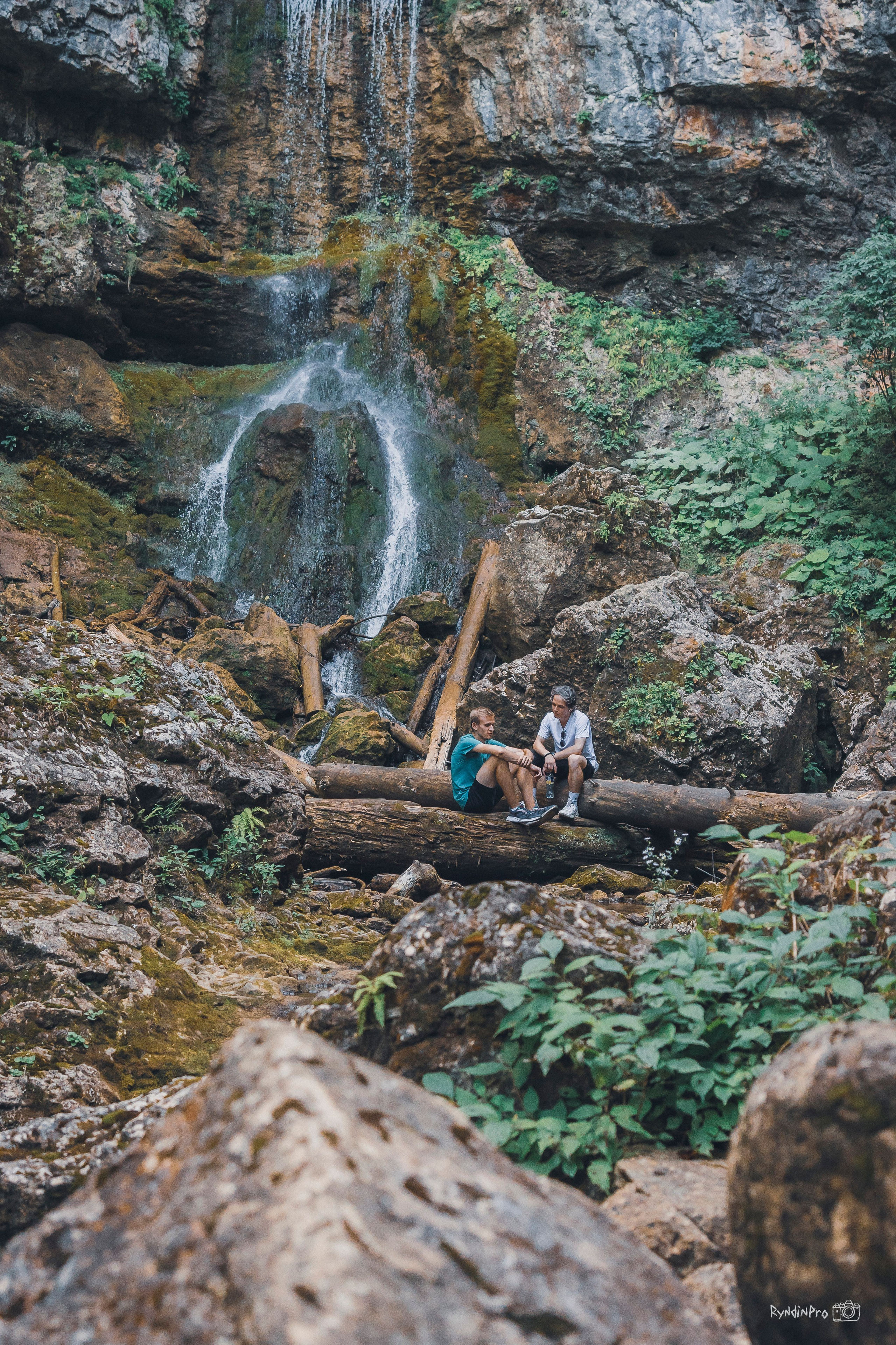 Поход на Орлиную полку + Университетский водопад с командой Мадьяр 15.08.24. Репортажный фотограф в Краснодаре Рындин Дмитрий
