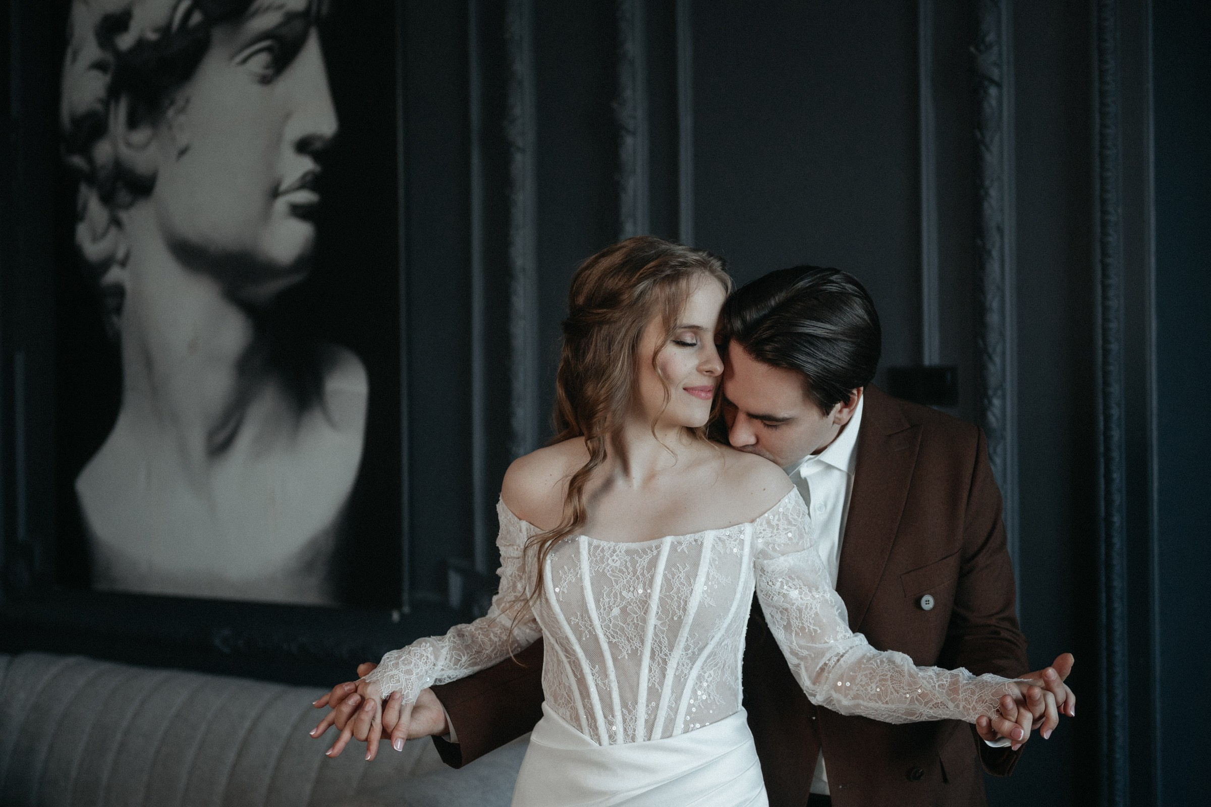 свадебная фотосессия в фотостудии Skypoint