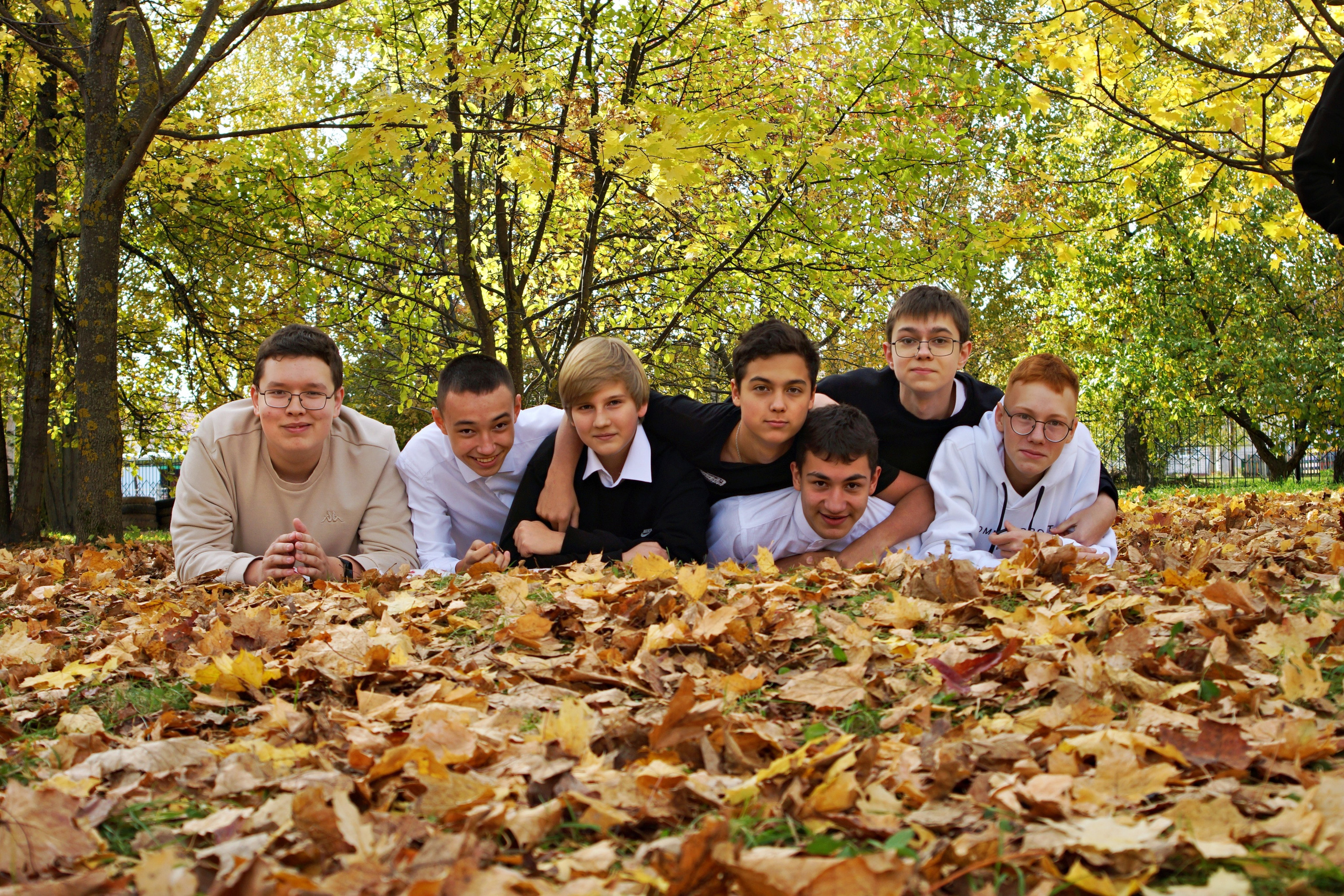 Осенняя фотосессия в школе г. Йошкар-Ола