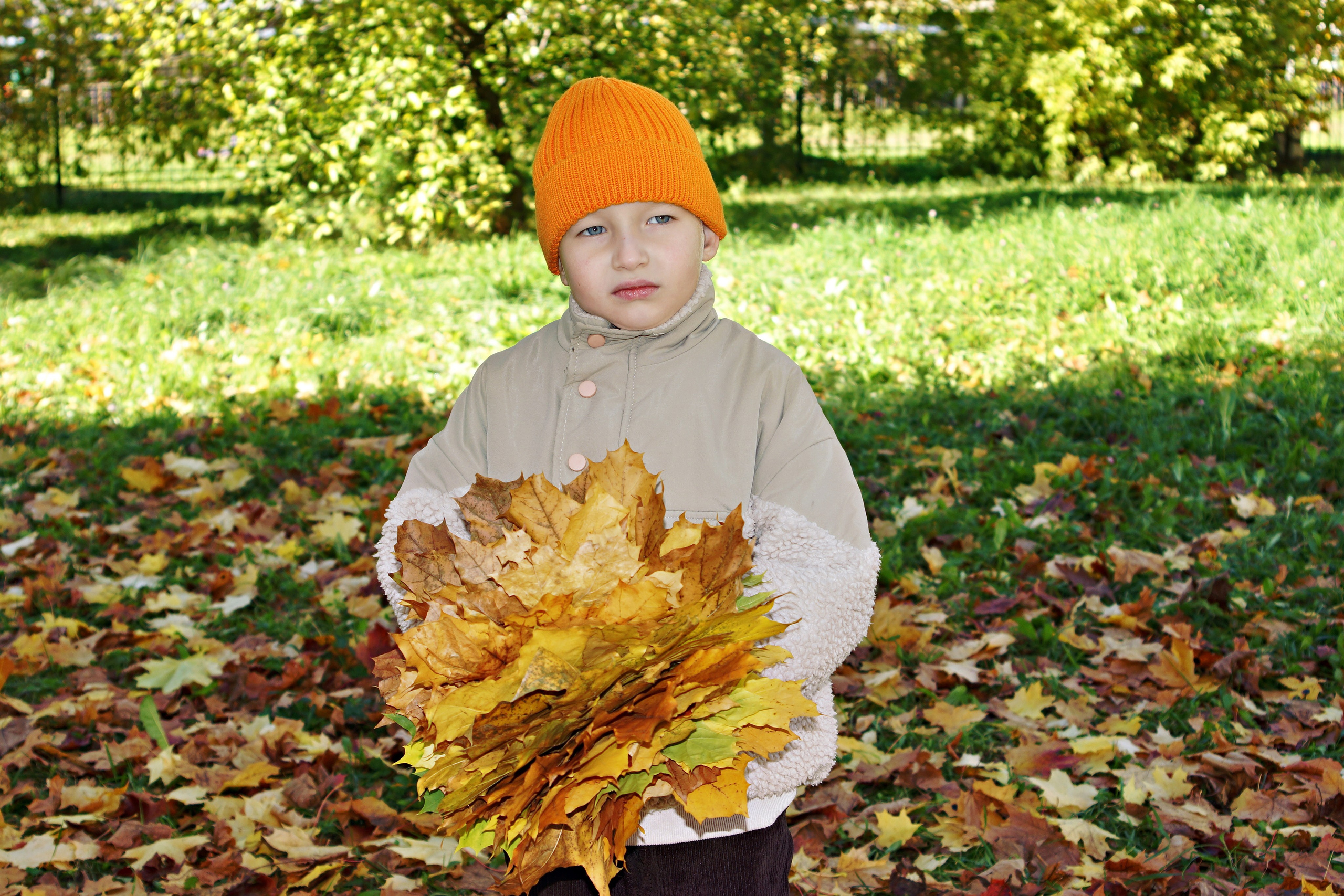 Осенняя фотосессия в детском саду г. Йошкар-Ола