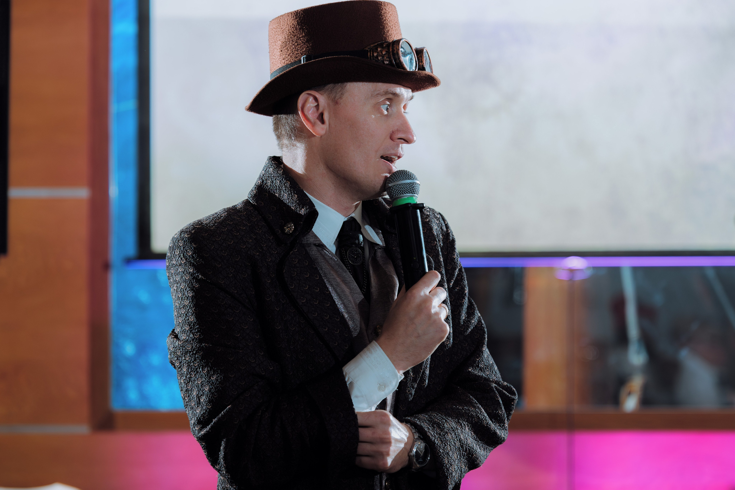 Юбилей 50 лет в стиле Steampunk. АНДРЕЙ ШИРКАЛИН РЕПОРТАЖНЫЙ ФОТОГРАФ МОСКВА НА КОРПОРАТИВ, ДЕНЬ РОЖДЕНИЯ, БАНКЕТ, КОНФЕРЕНЦИЮ, ТИМБИЛДИНГ