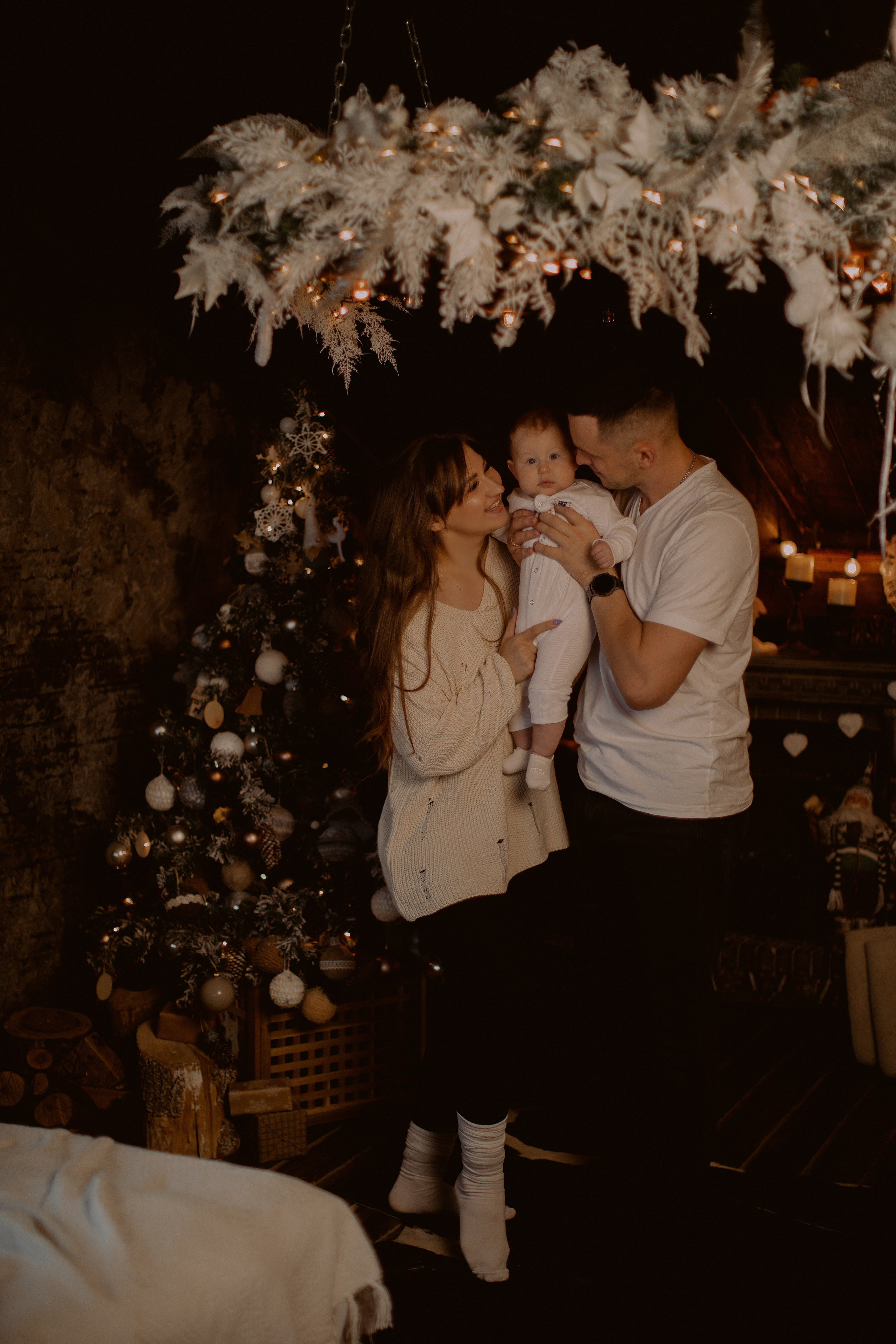 Первая новогодняя фотосессия малышки Эмилии. Фотограф в Нижнем Новгороде