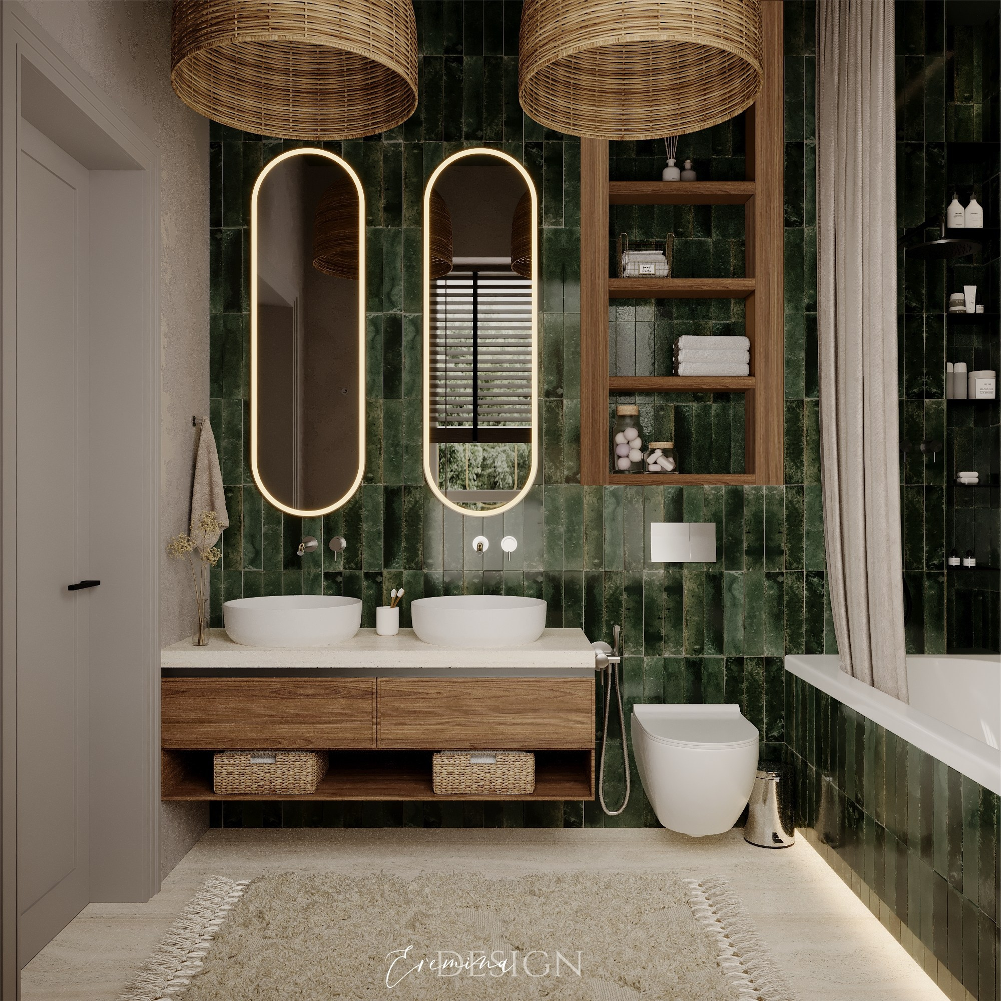 Загородный дом 150 м². Дизайнер интерьера Еремина Юлия