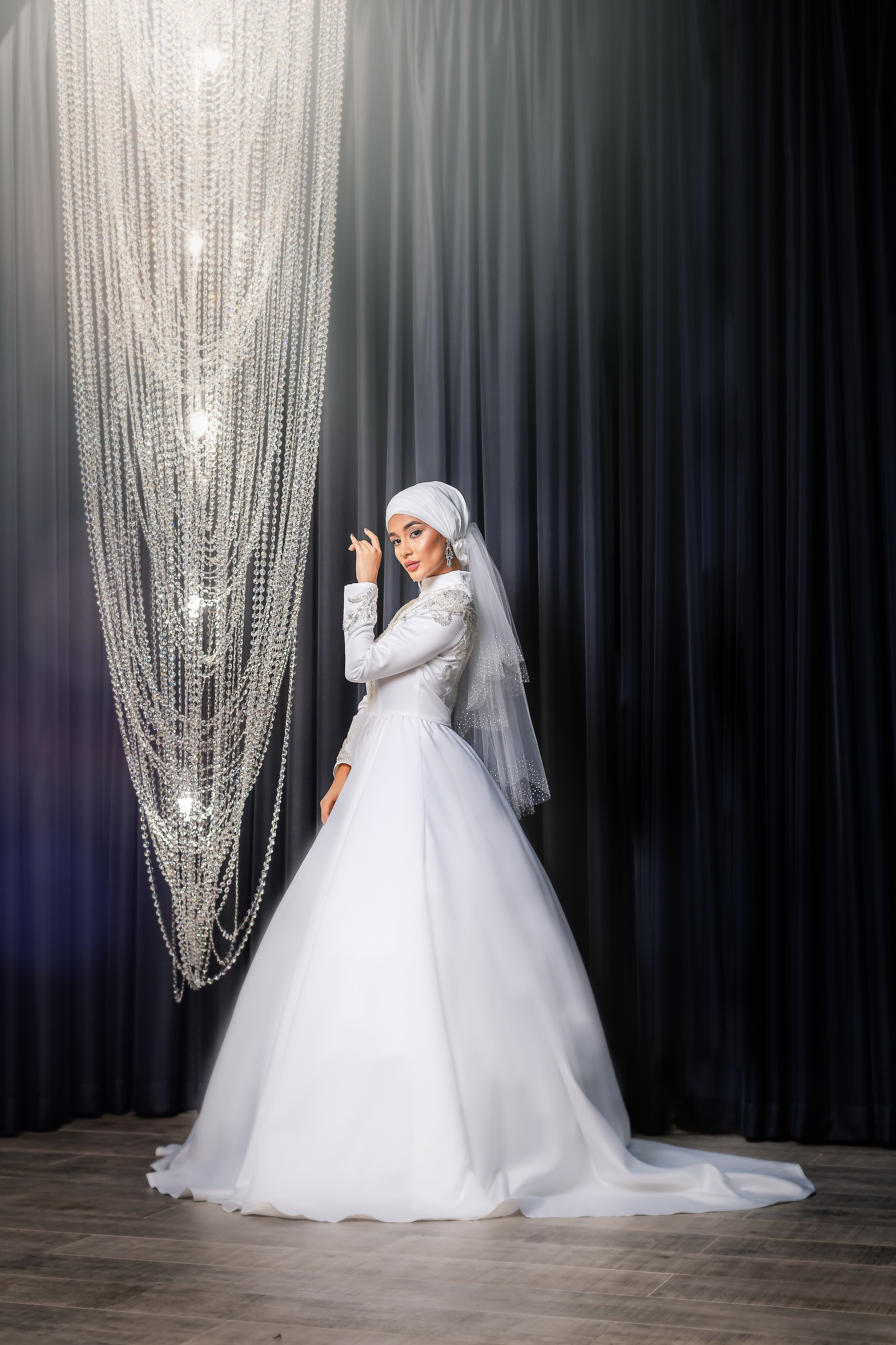 Фотосессия невесты в студии. Фотограф Ильхам Сибгатуллин Казань