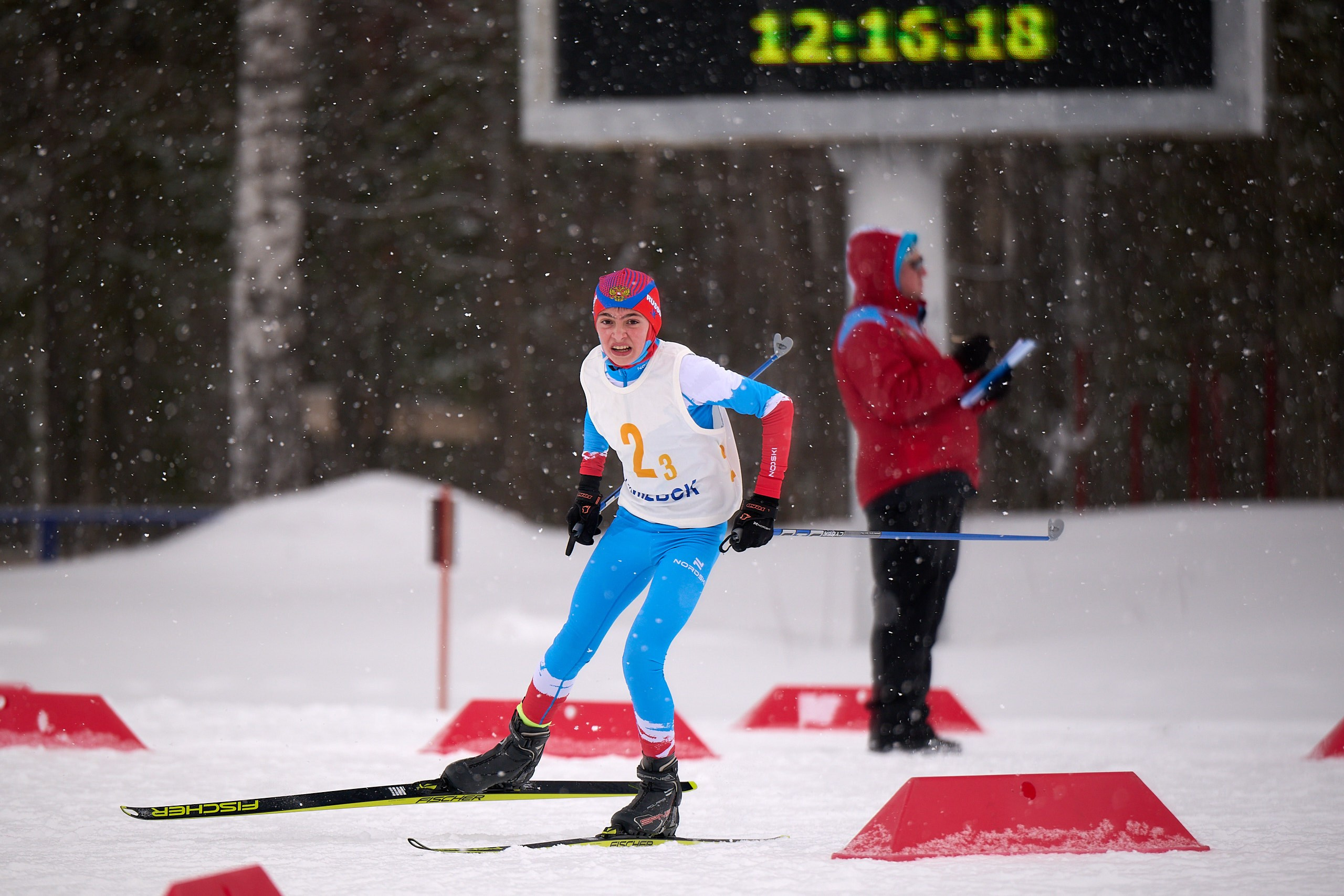 Всероссийские соревнования по лыжным гонкам «Пионерская правда». Ижевс. Спортивный репортажный фотограф в Ижевске Сергей Мерзляков