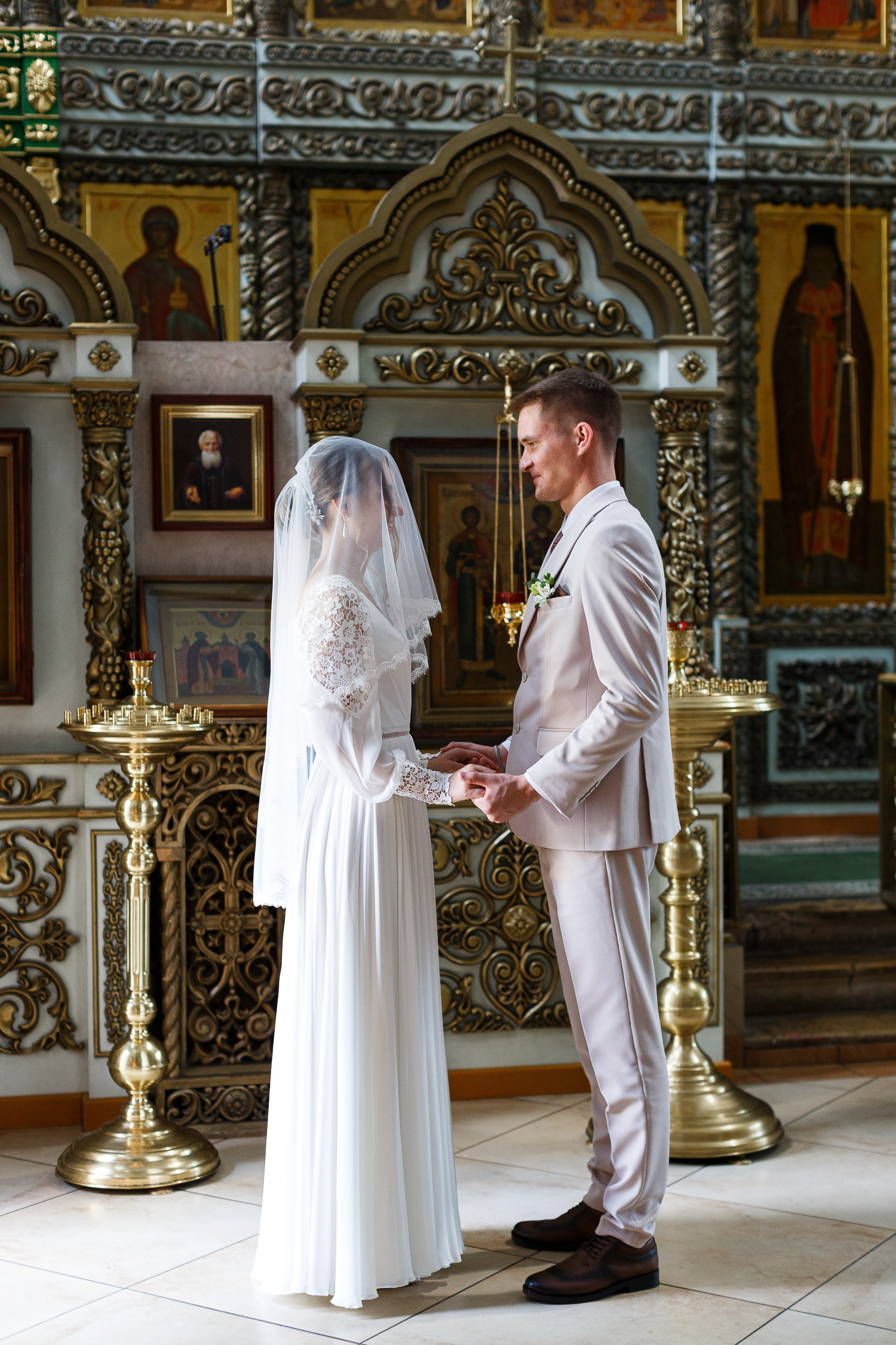 Венчание в храме Живоначальной Троицы на Шаболовке