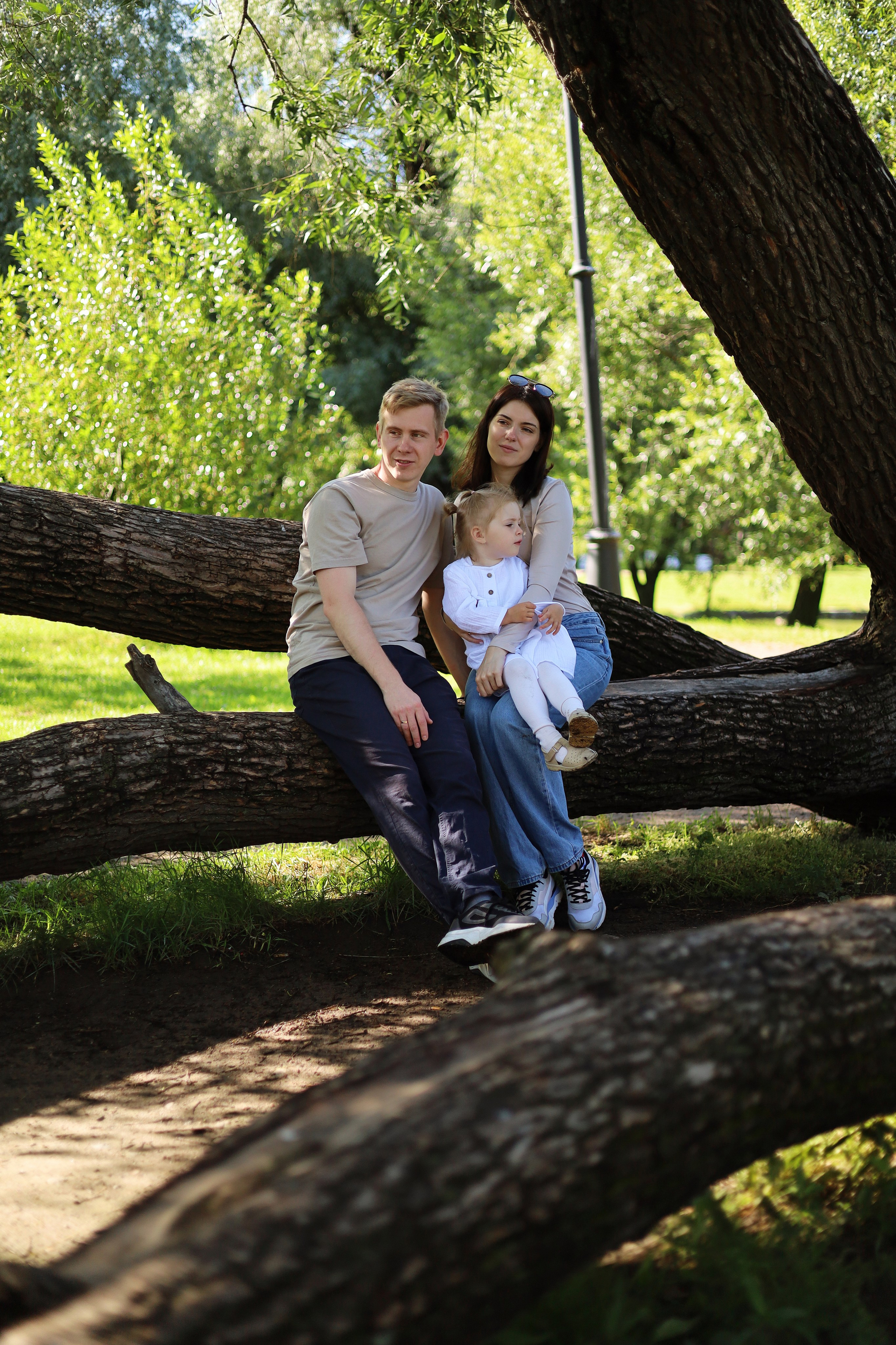 Семья Бирюковых на прогулке. Фотограф Санкт-Петербург