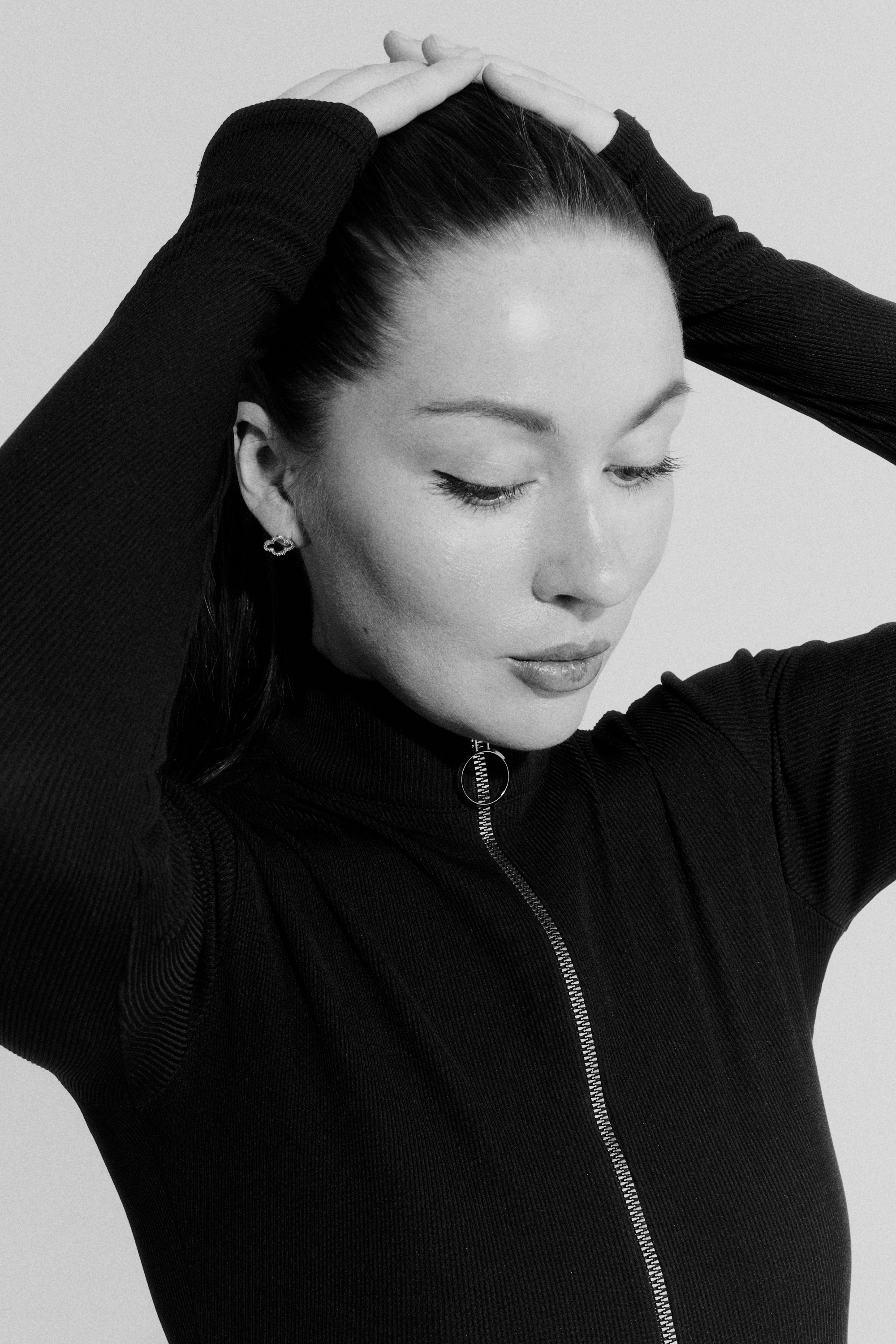 Ч/б фотосессия для Риты