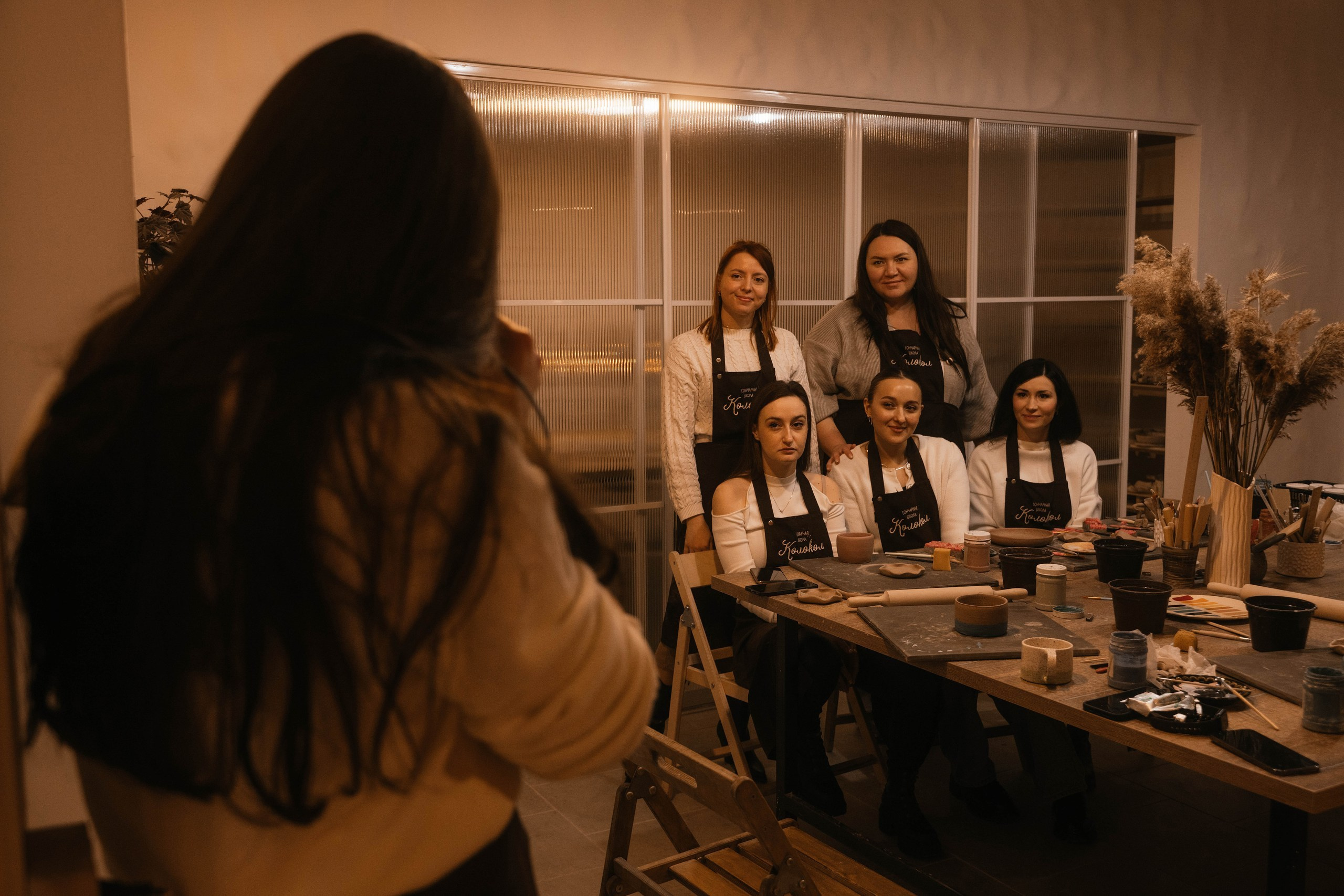 День рождения в гончарной мастерской. Свадебный, семейный фотограф в Рязани Лена Брант