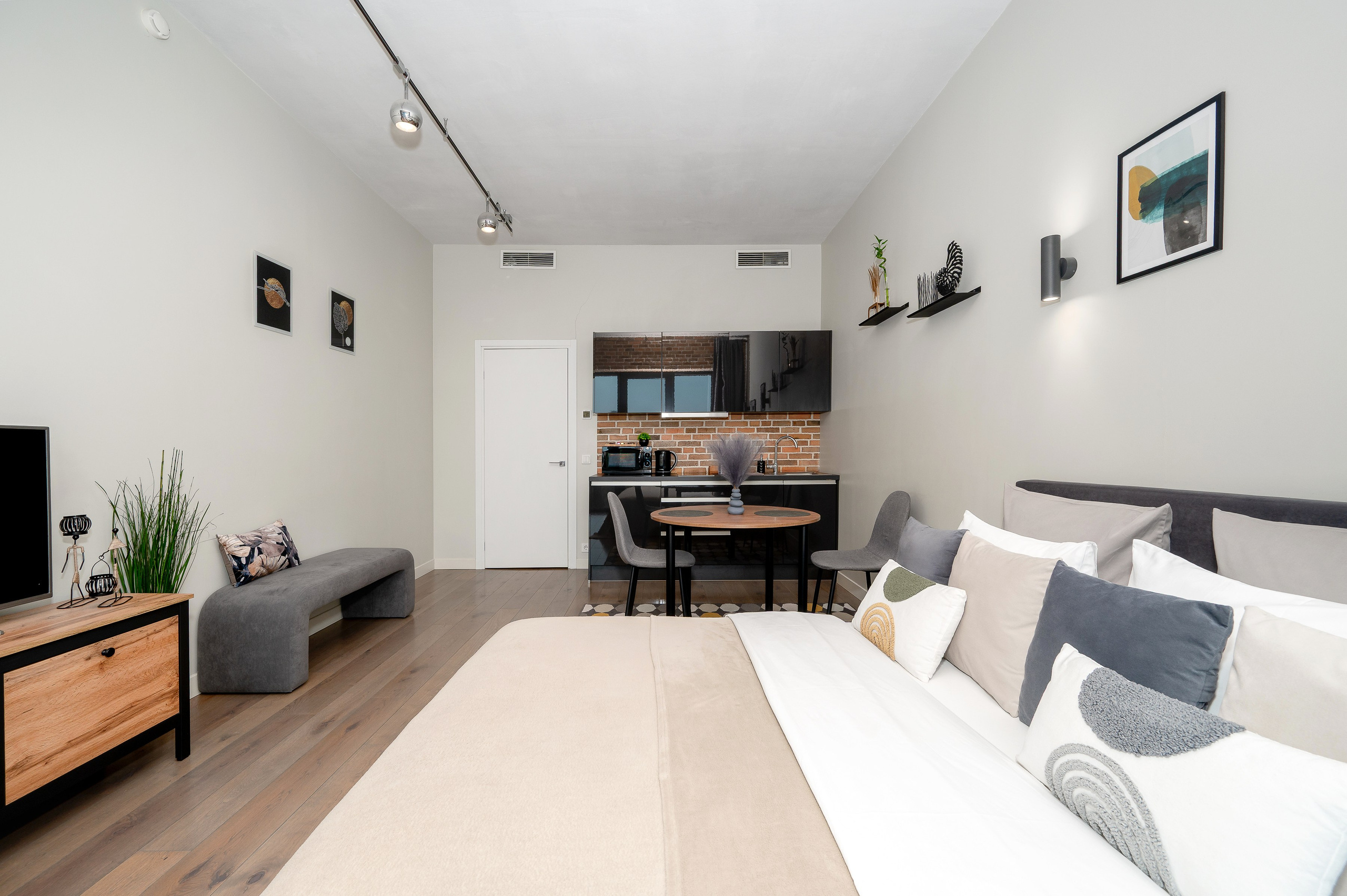 Аппартаменты в Докландс. Интерьерный фотограф. Фото- видеосъемка недвижимости Санкт-Петербург