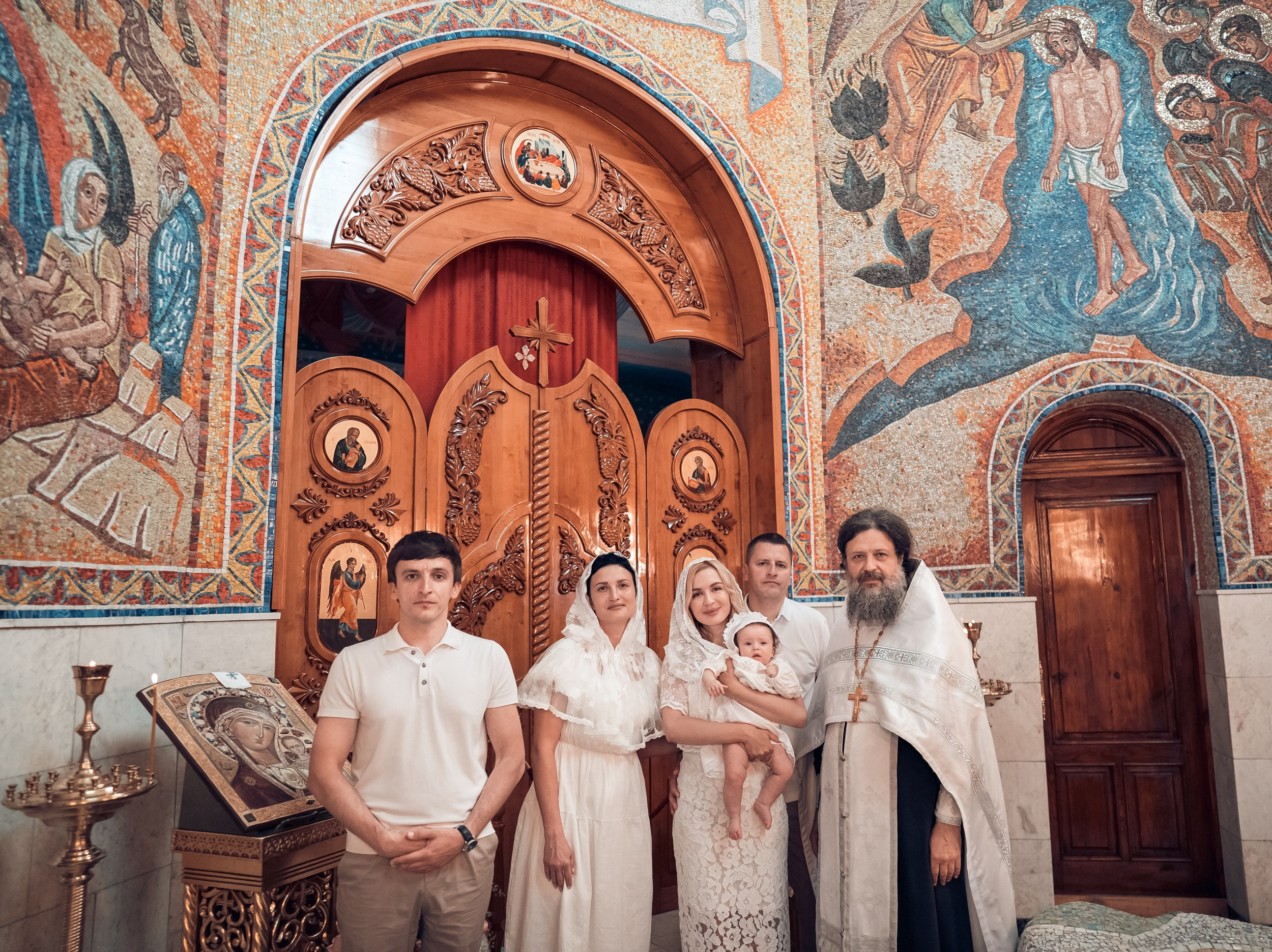 Крещение в Свято-Троицком монастыре Симферополь. Церковный фотограф Севастополь