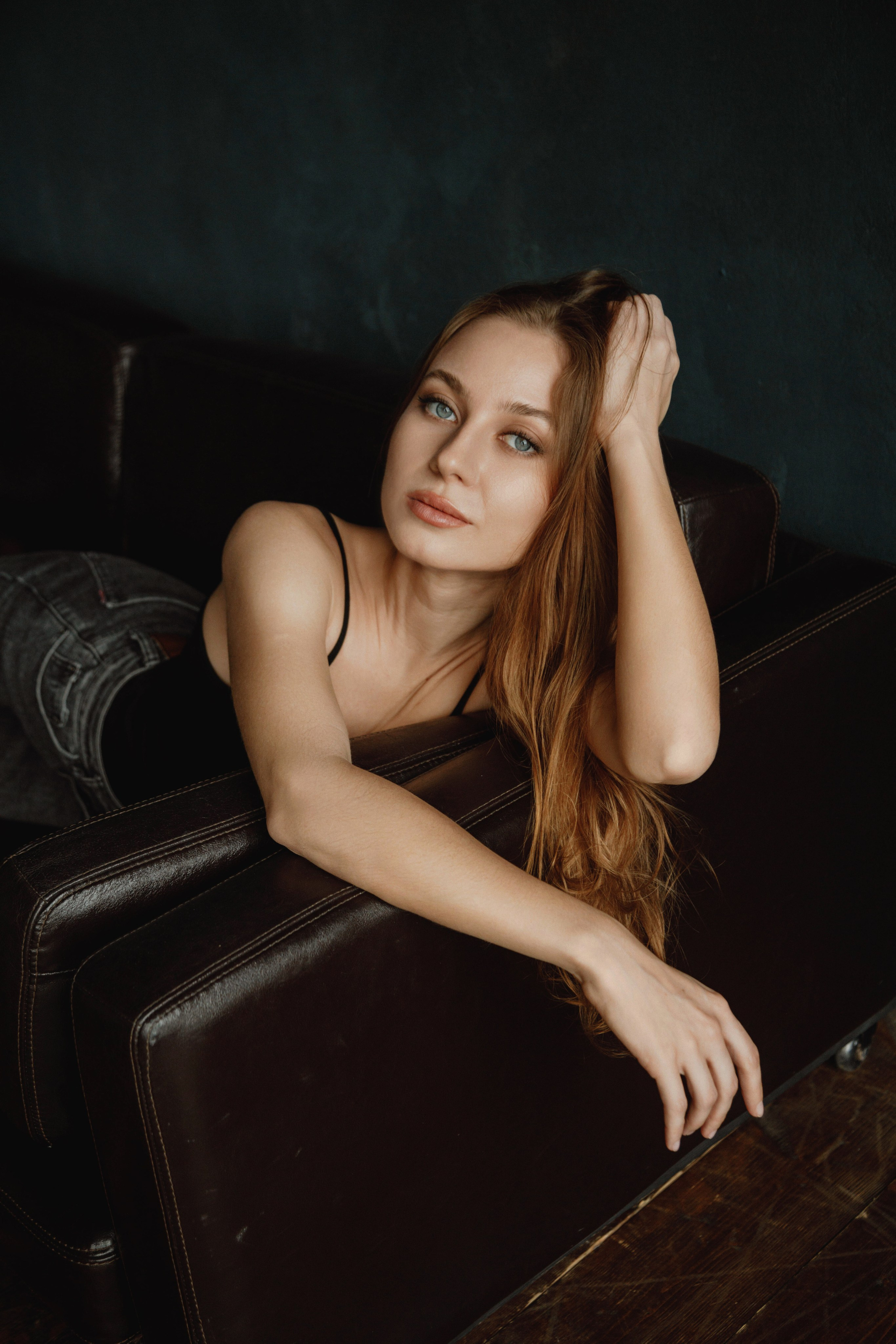 Ирина. Фотосессия в студии, будуар. Фотограф Ксения Третьякова, Санкт-Петербург