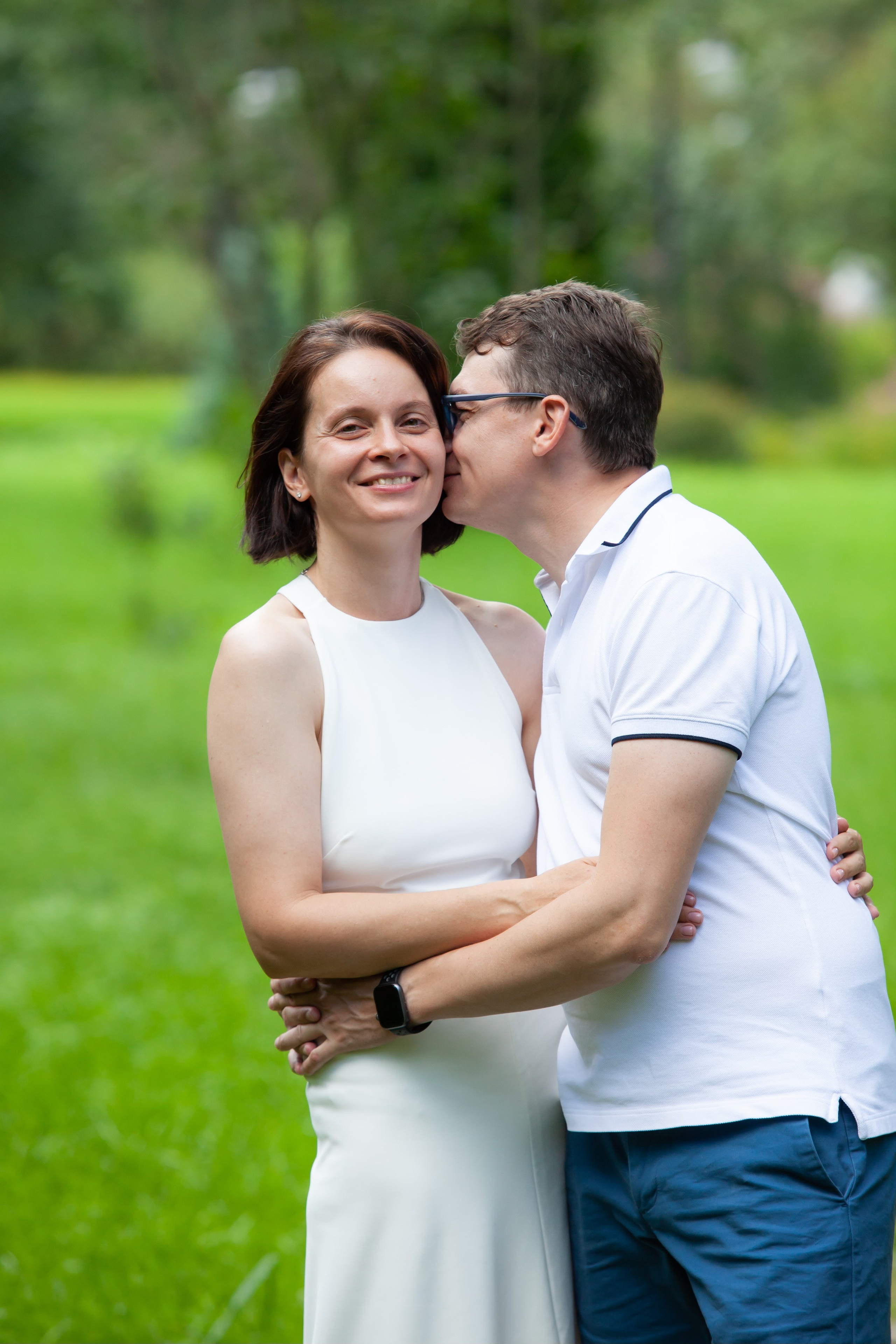 Семейная фотосессия в парке. Фотографы в Москве Светлана Устинова и Сергей Грачев