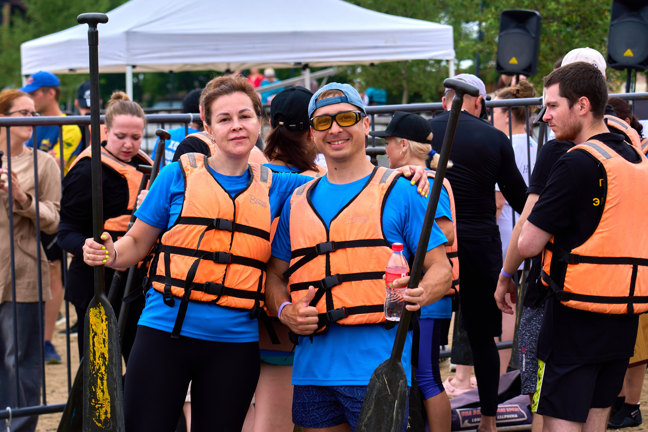 Соревнования на лодках дракон Айс Юнион. Фотограф во Владивостоке