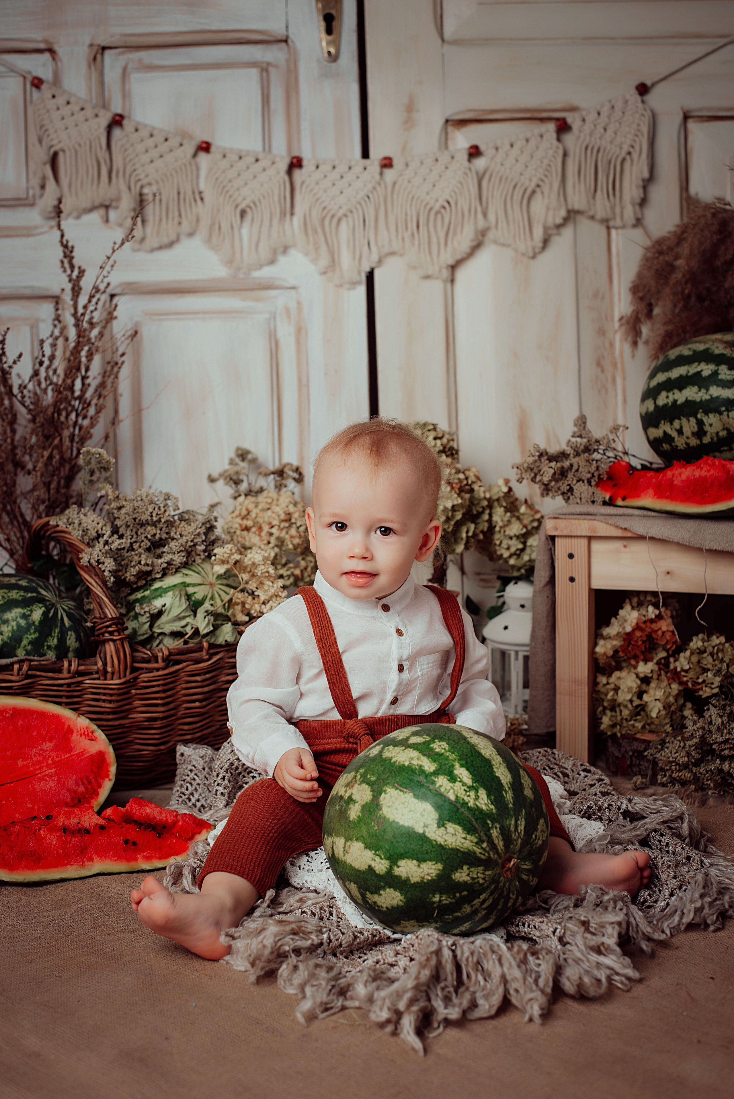 Арбузный фотопроект. Семейный и детский фотограф новорожденных Ульяновск