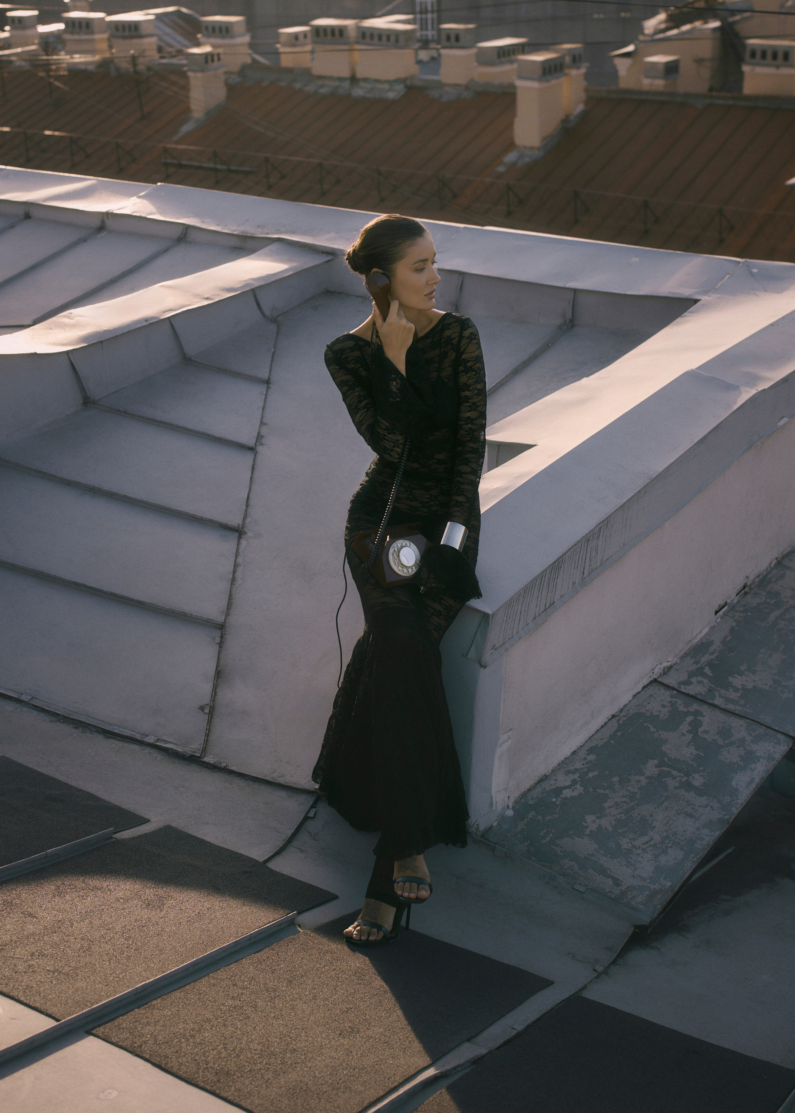 Фотосессия на крыше для Юли. Фотограф в Санкт-Петербурге Юлия Магдич