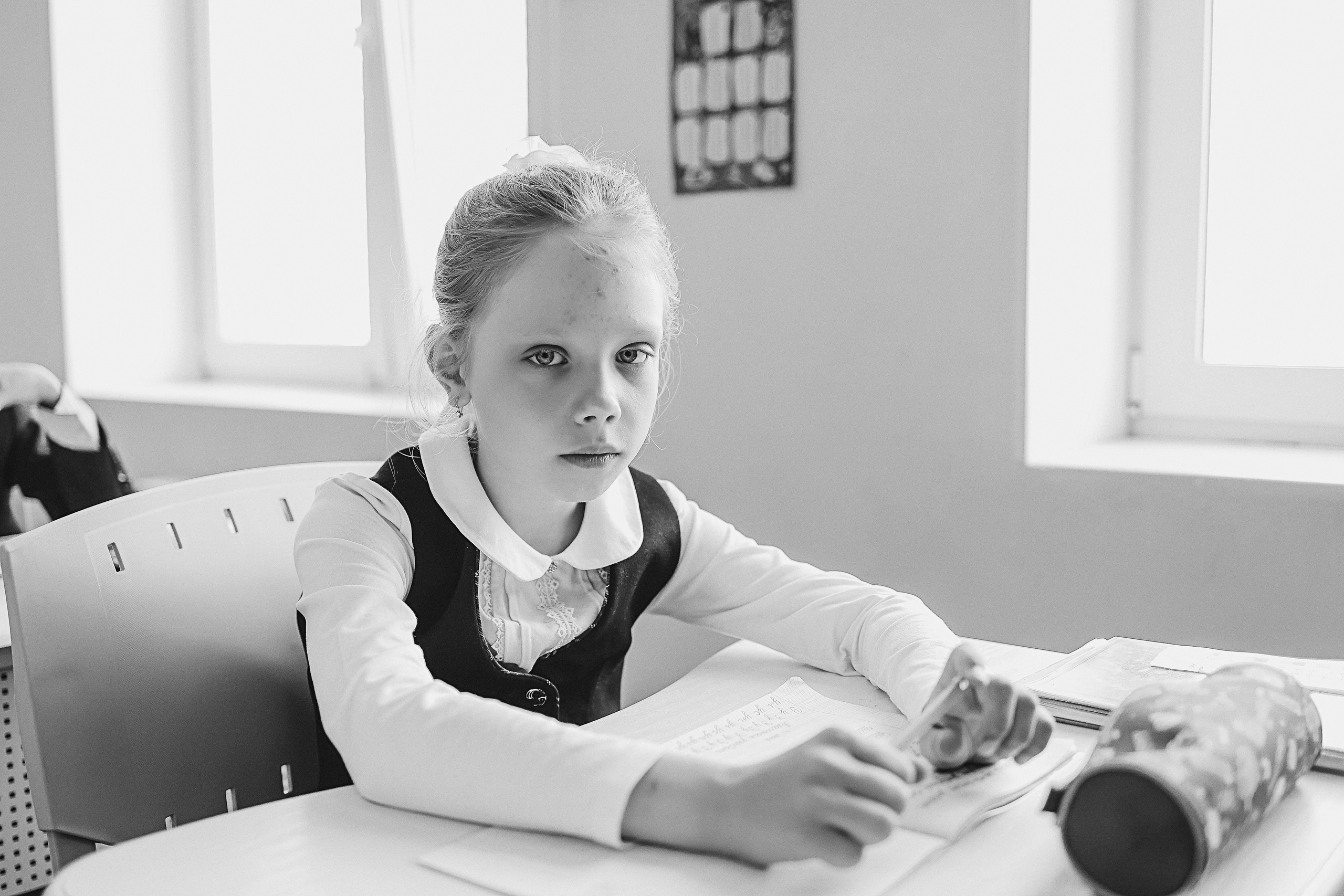 Один день в школе 1 класс. Семейный фотограф Тюмень, фотограф на роды Салмина Мария