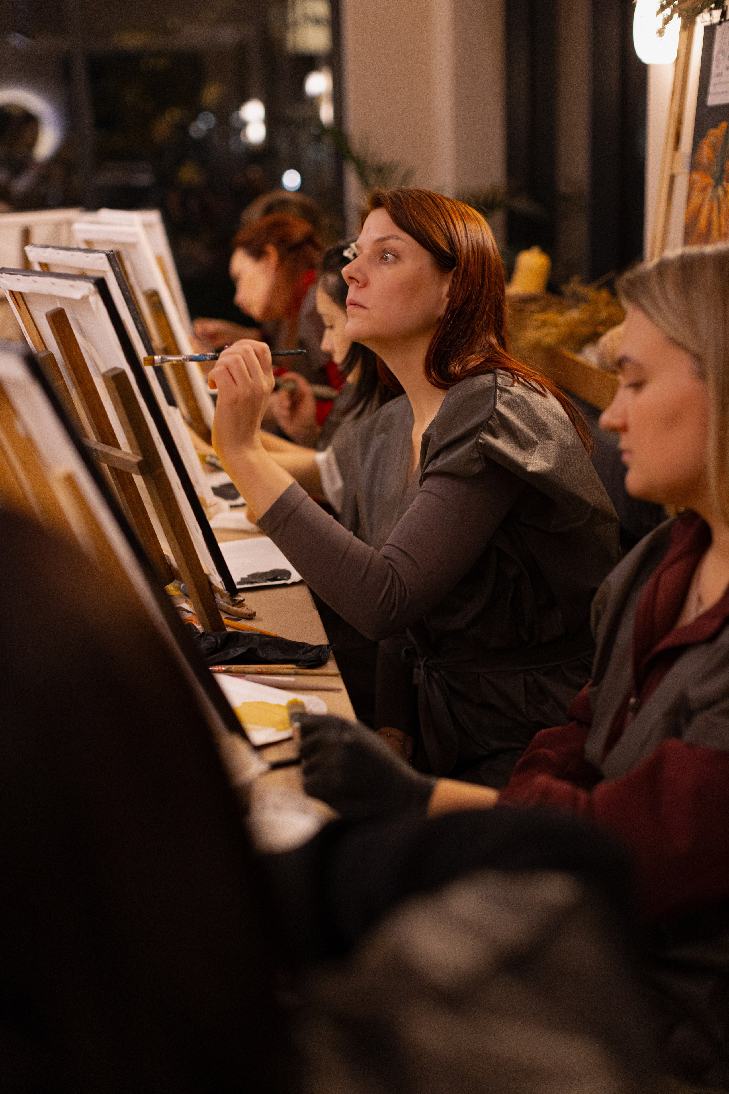 МК Тыква в кафе Здрасте. Анастасия Ракчеева Художник