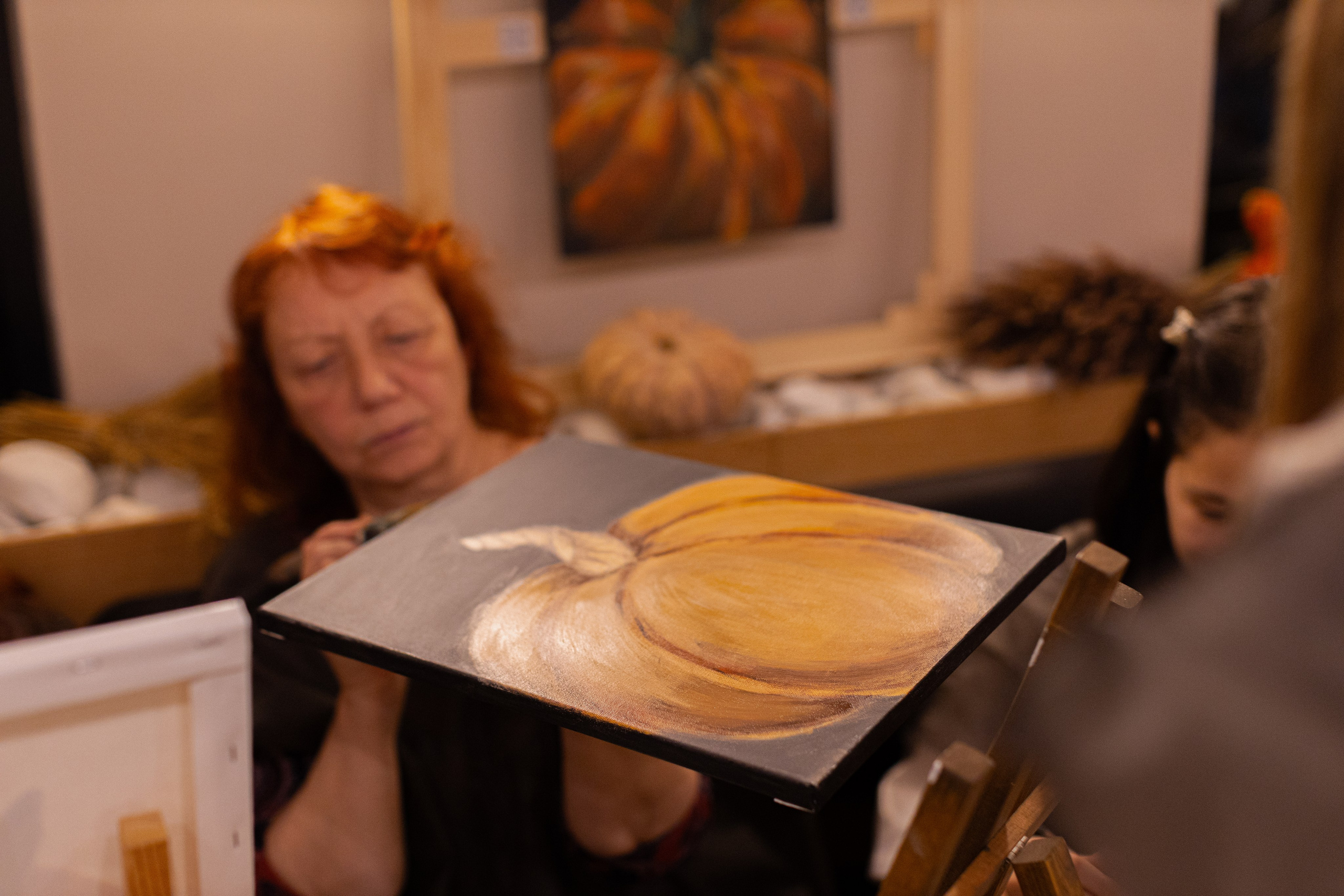 МК Тыква в кафе Здрасте. Анастасия Ракчеева Художник